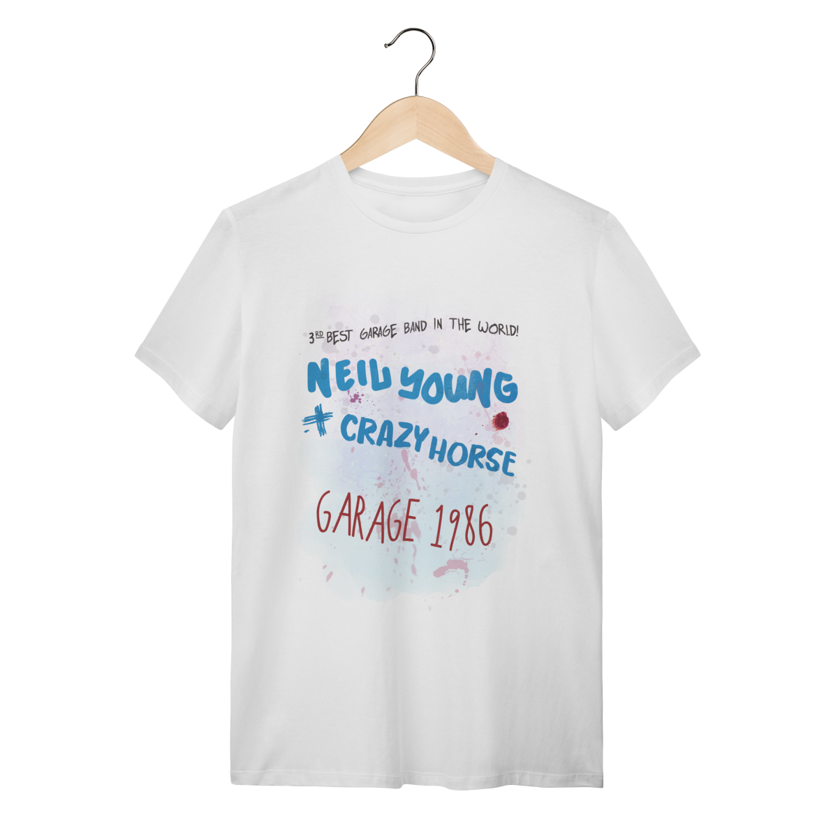 Camiseta Neil Young & Crazy Horse - Garage 1986