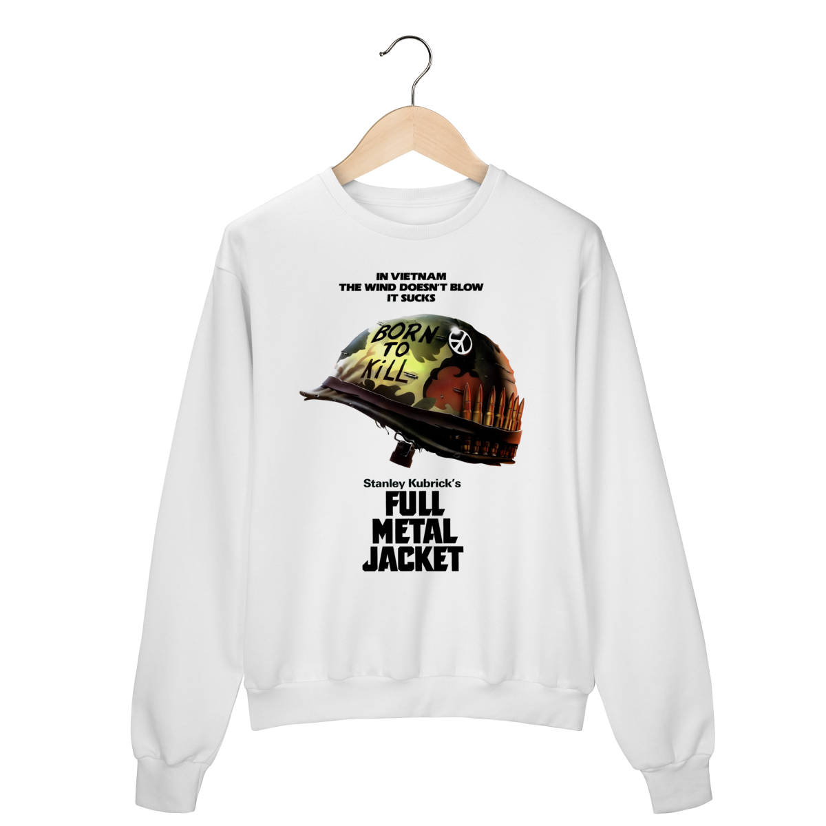 Moletom Fechado Premium Full Metal Jacket - Coleção Filmes