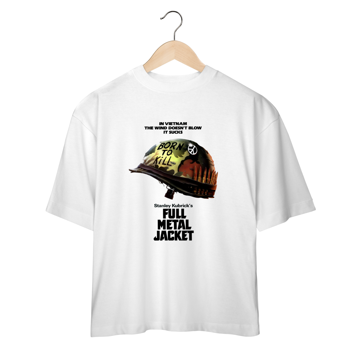 Camiseta Oversized Full Metal Jacket - Coleção Filmes