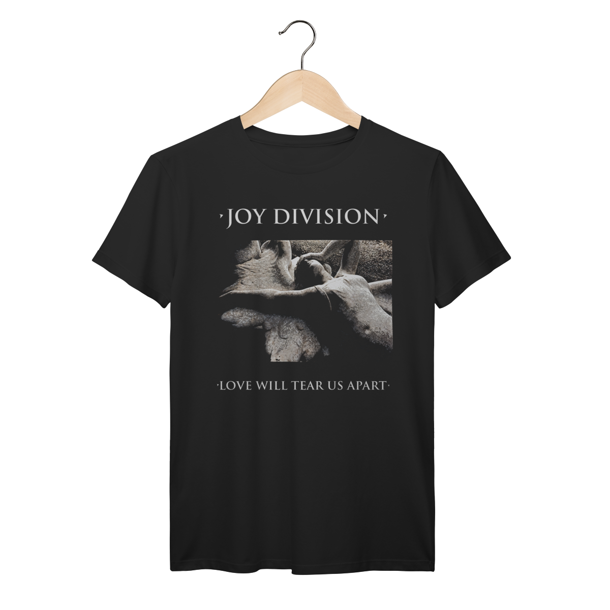 Camiseta Premium Joy Division - Love Will Tear Us Apart - Coleção Post Punk/ Rock