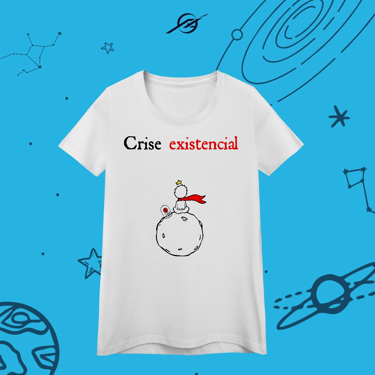 Camiseta Feminina Crise Existencial 