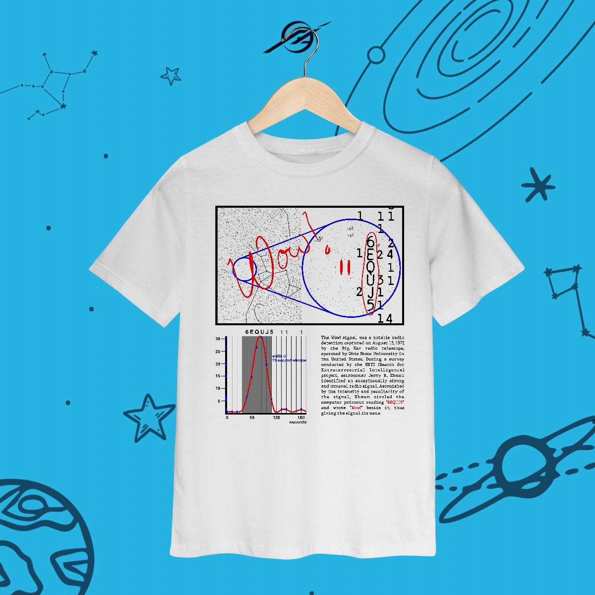 Camiseta Infantil Wow Signal