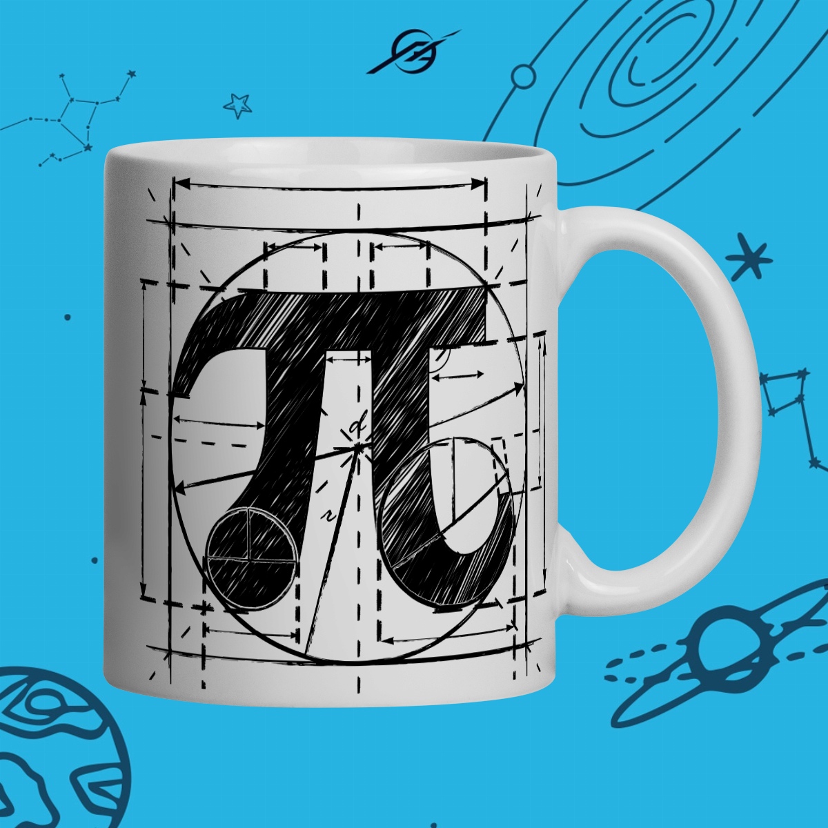 Caneca Número de Pi