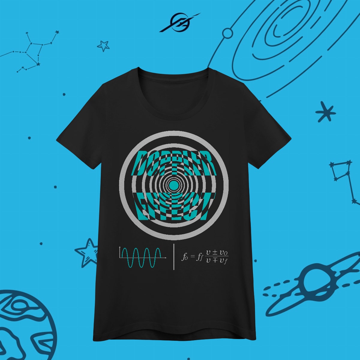 Camiseta Feminina Doppler Effect