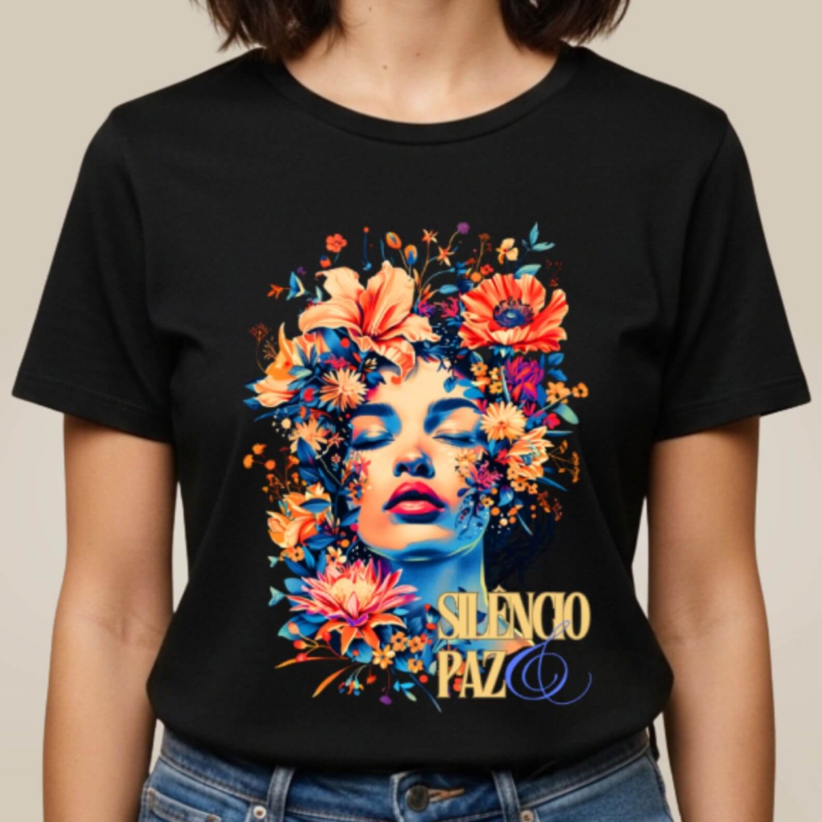Camiseta Silêncio e Paz