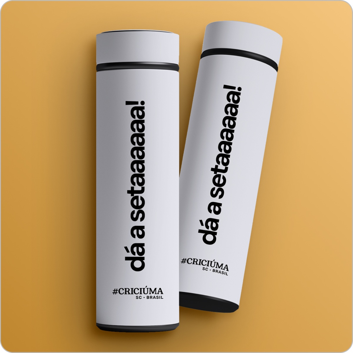 Garrafa térmica - dá a setaaa