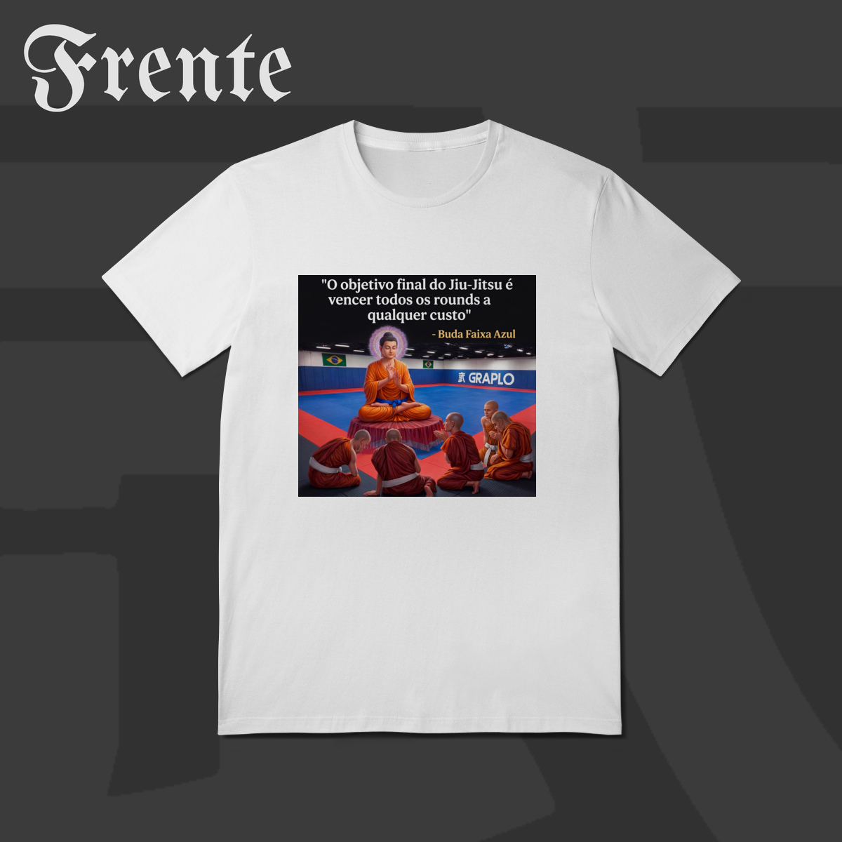 Camiseta T-Shirt Buda Faixa Azul