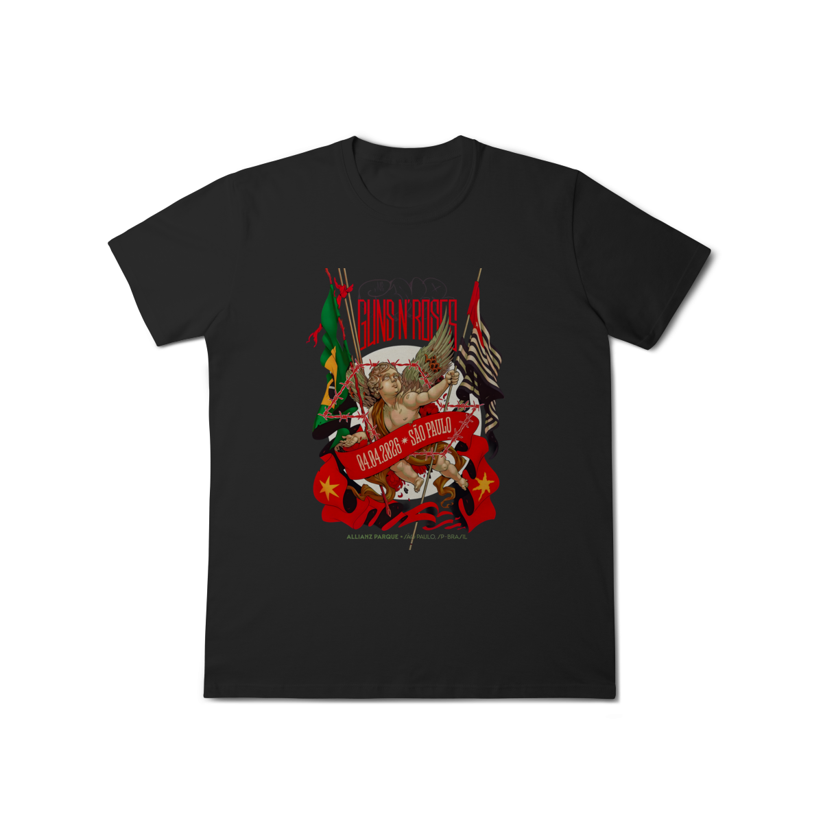 Camiseta - Guns N' Roses São Paulo 2026