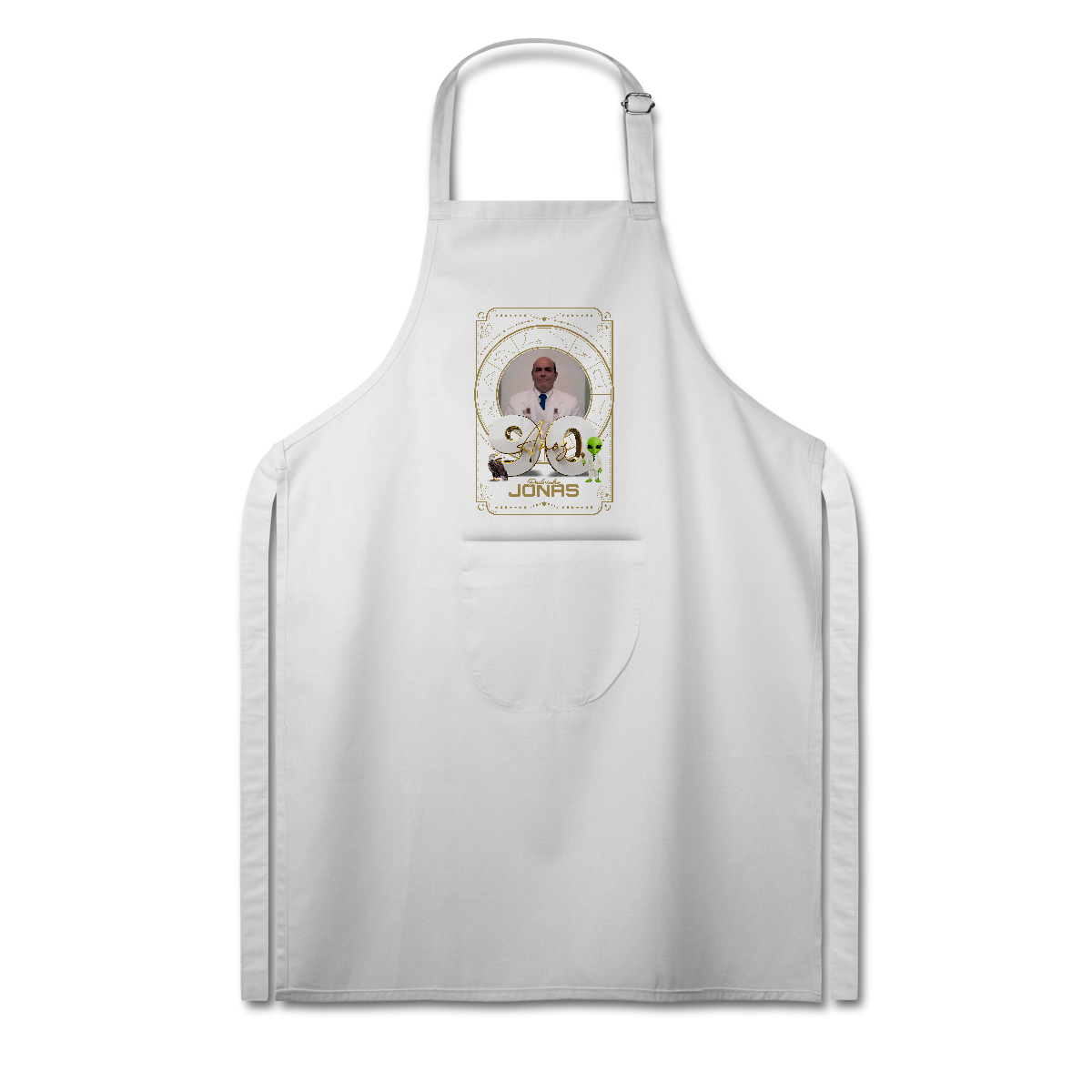 Avental 90 Anos Padrinho Jonas