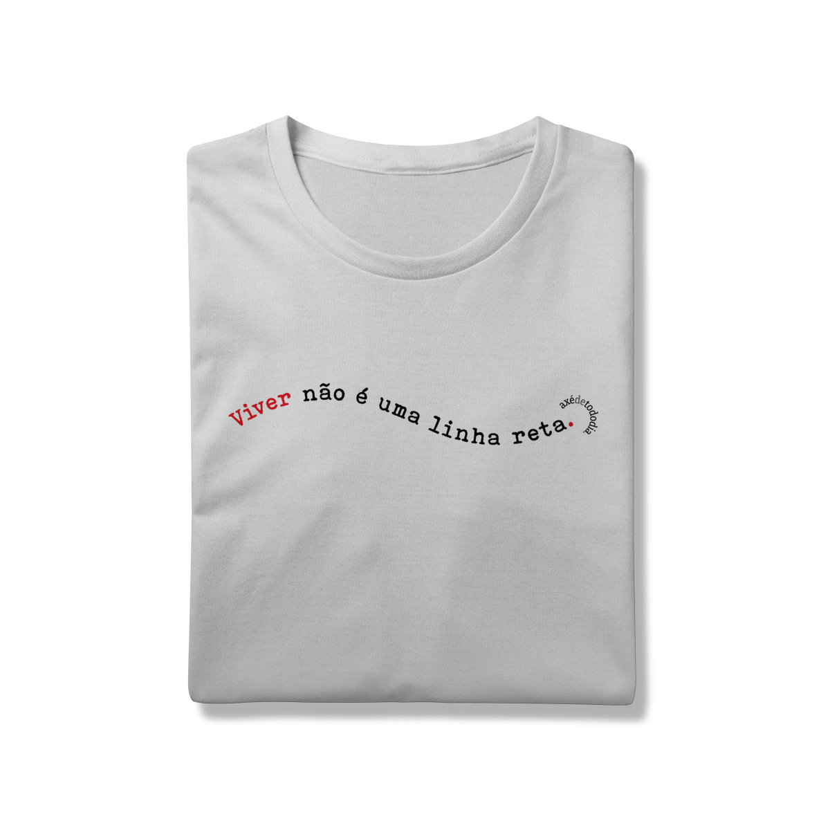 Camiseta Viver não é uma Linha Reta