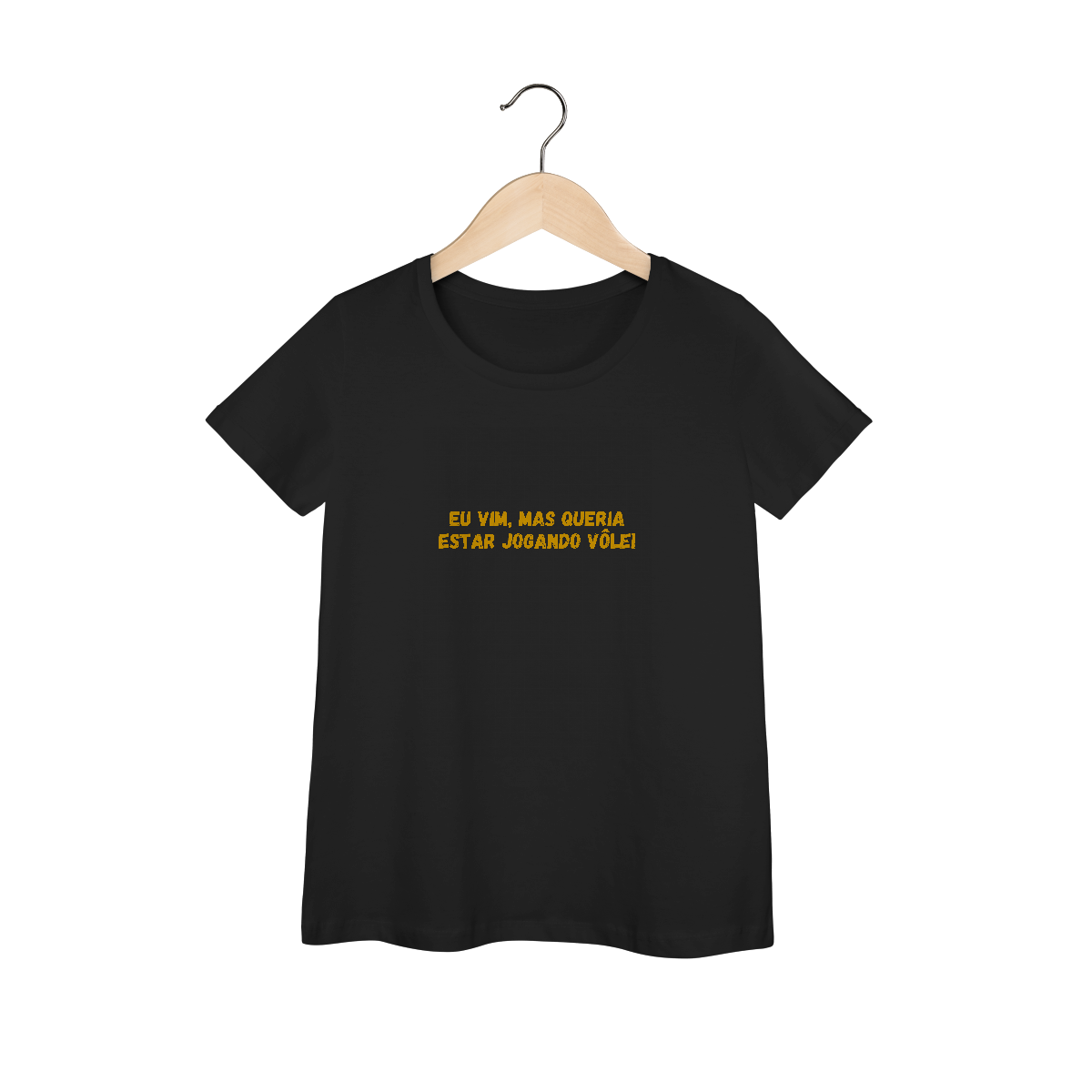 Eu vim, mas queria estar jogando vôlei
