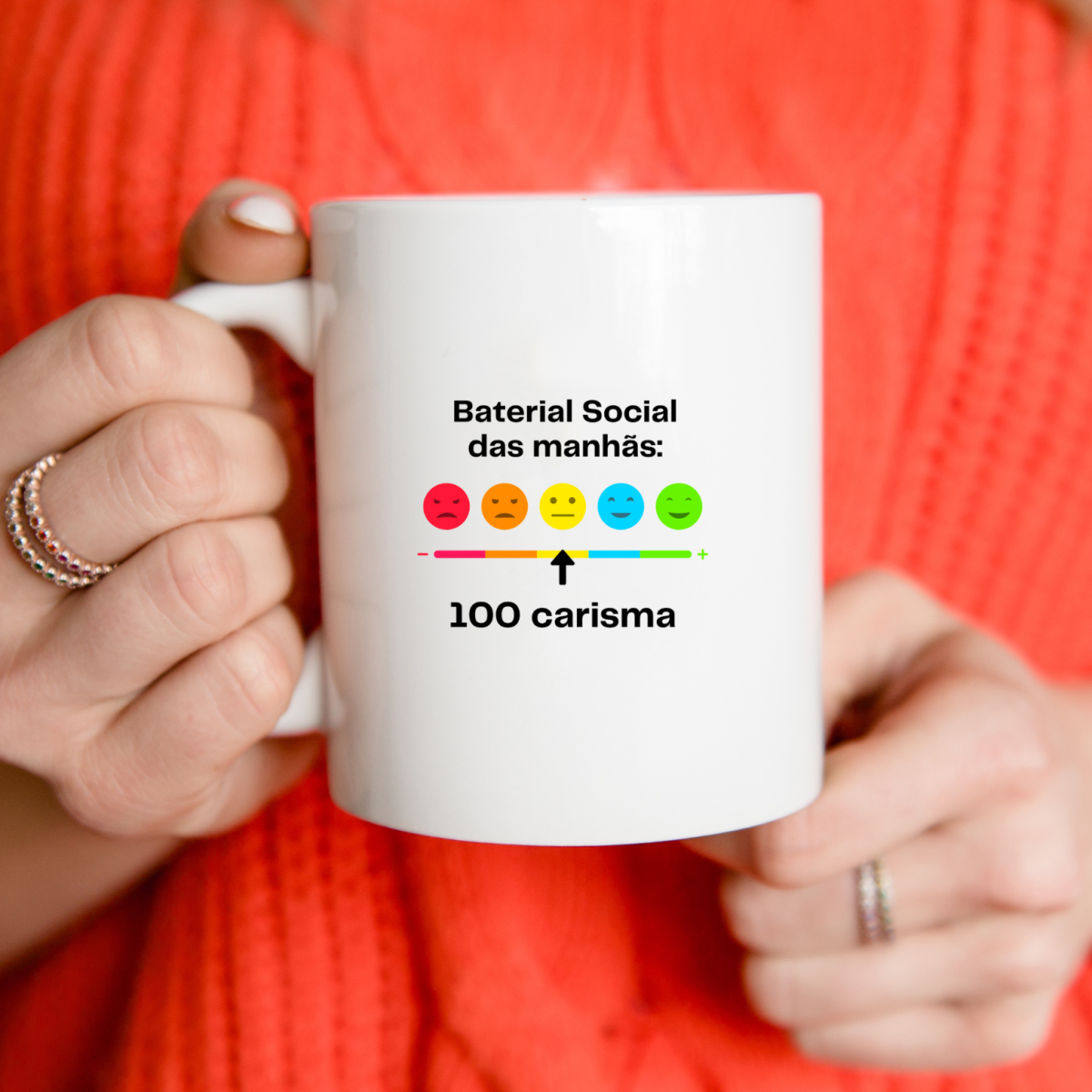 Caneca branca- Bateria Social