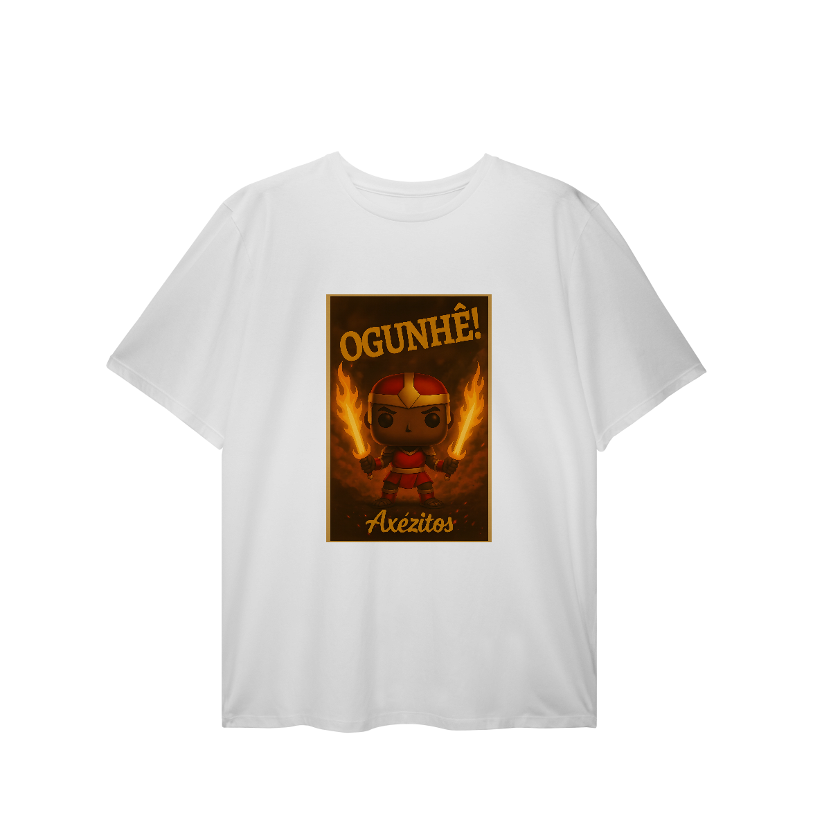 Camiseta Plus Size Ogunhê! — OGUM (VINTAGE AXÉZITOS)