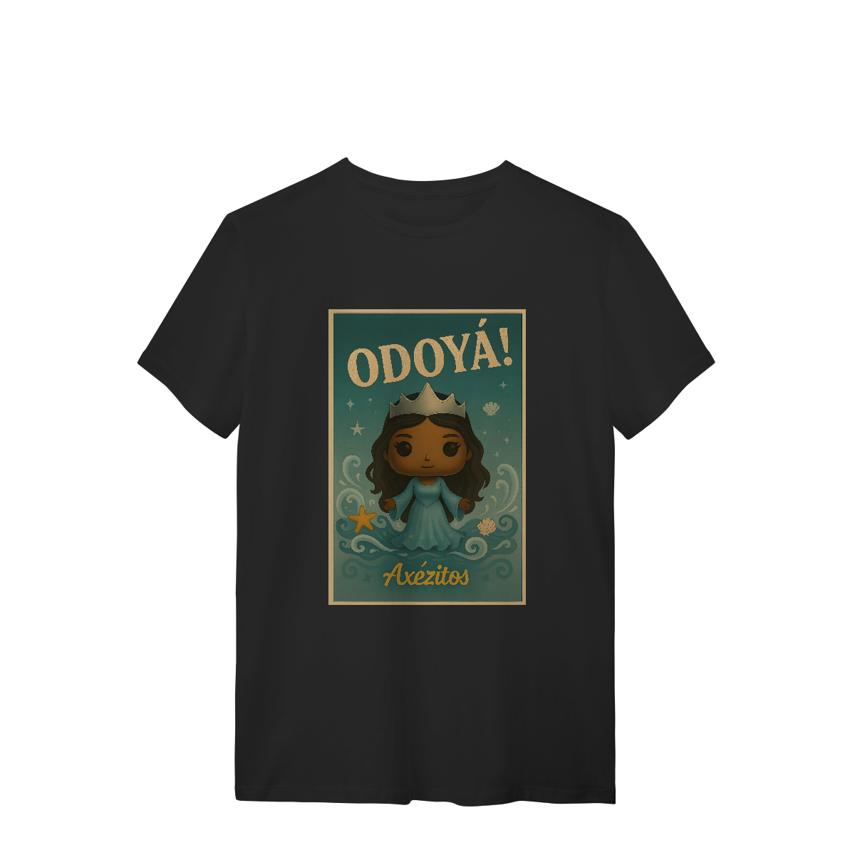 Nome do produto: Camiseta Quality ODOYÁ! — IEMANJÁ (VINTAGE AXÉZITOS)