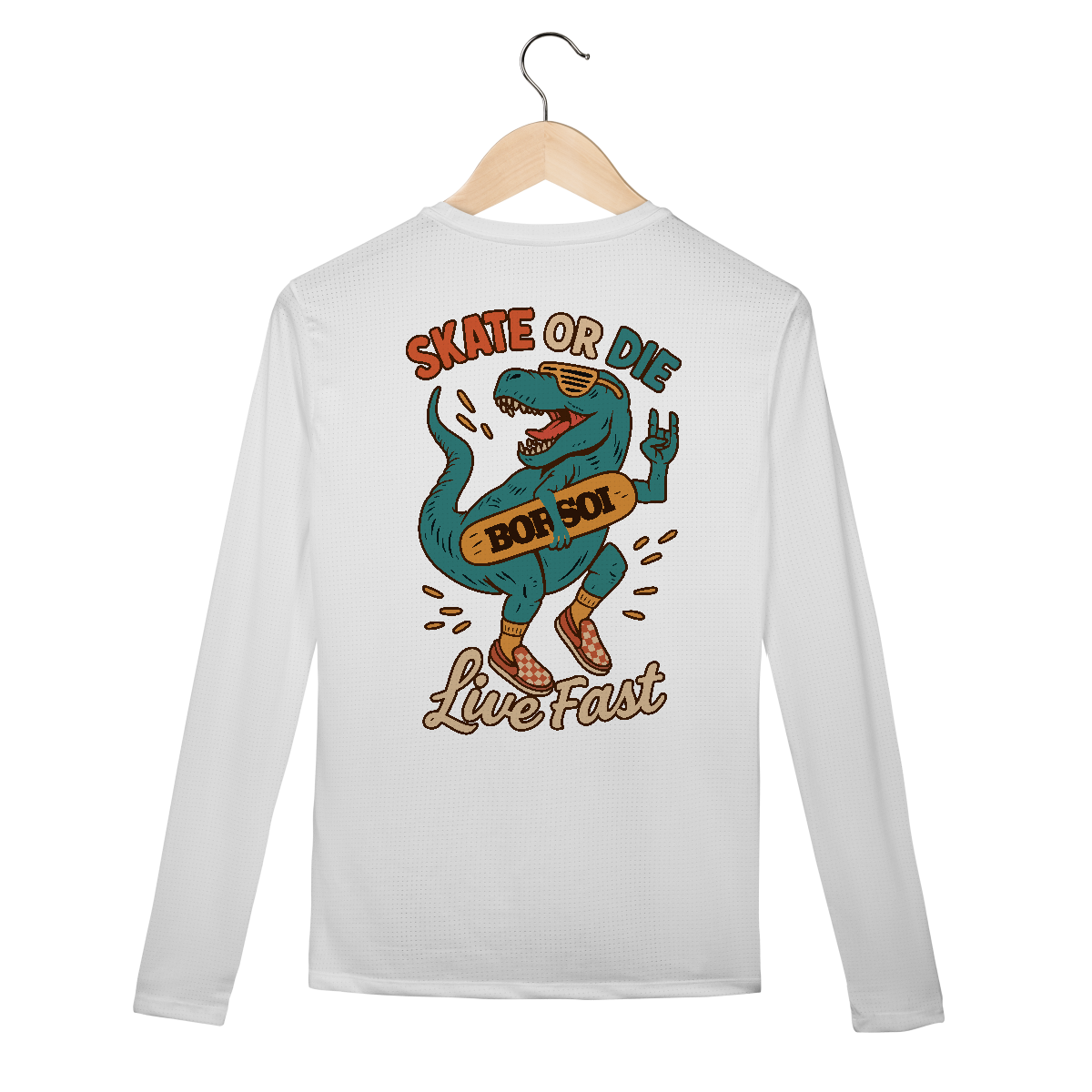 Camisa Manga Longa Sport Dry UV Skate or Die