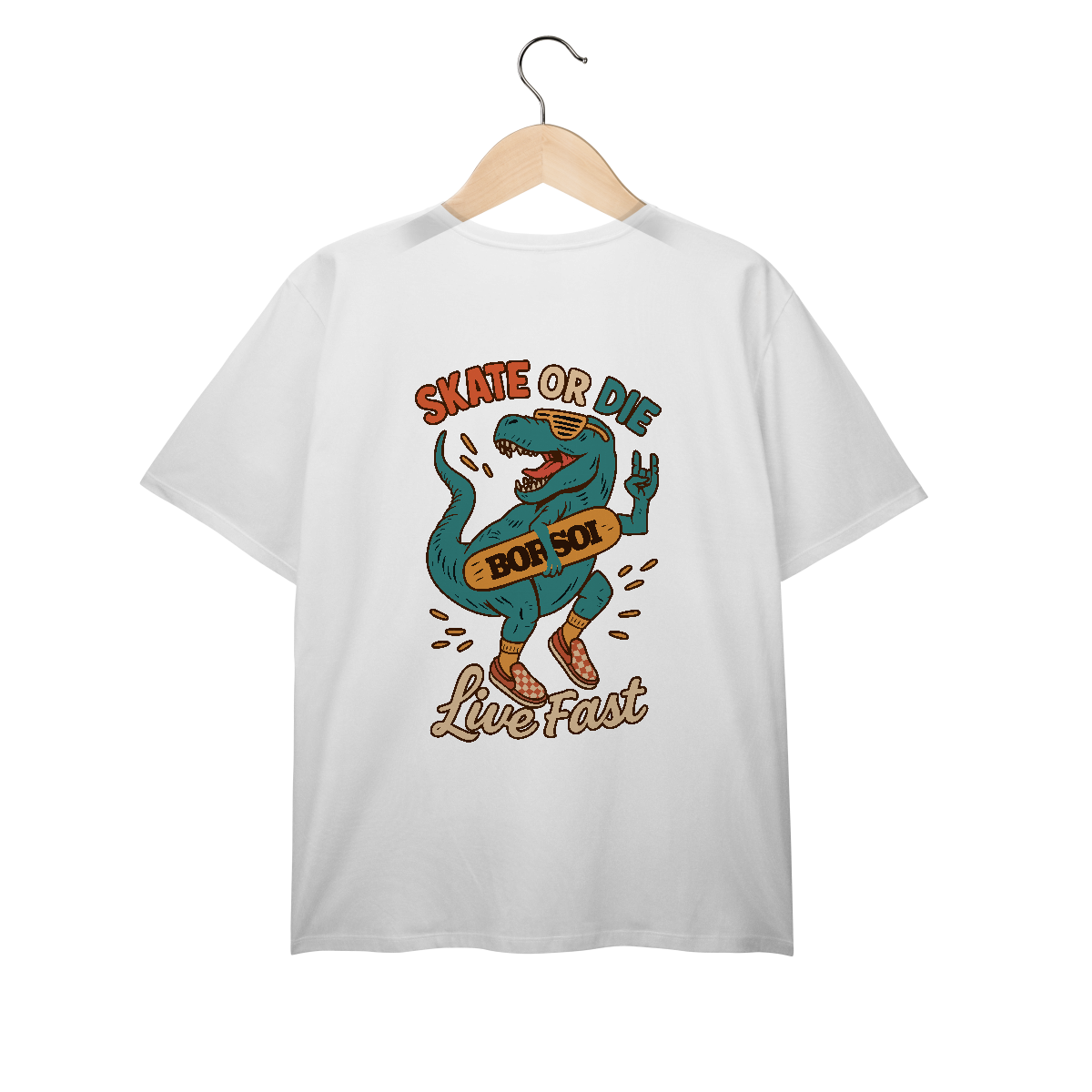 T-Shirt Plus Size Skate or Die