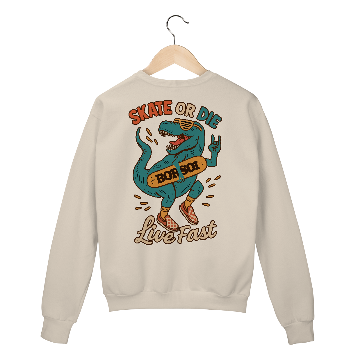 Moletom Prime Fechado Skate or Die