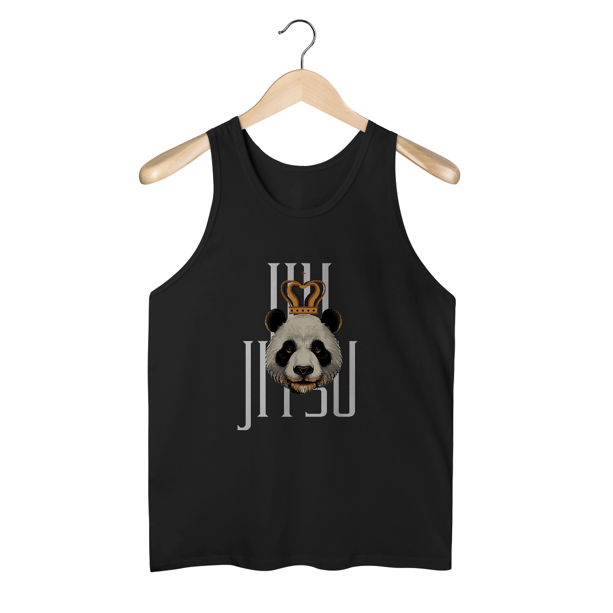 Regata Masculina Quality Preta Jiujitsu