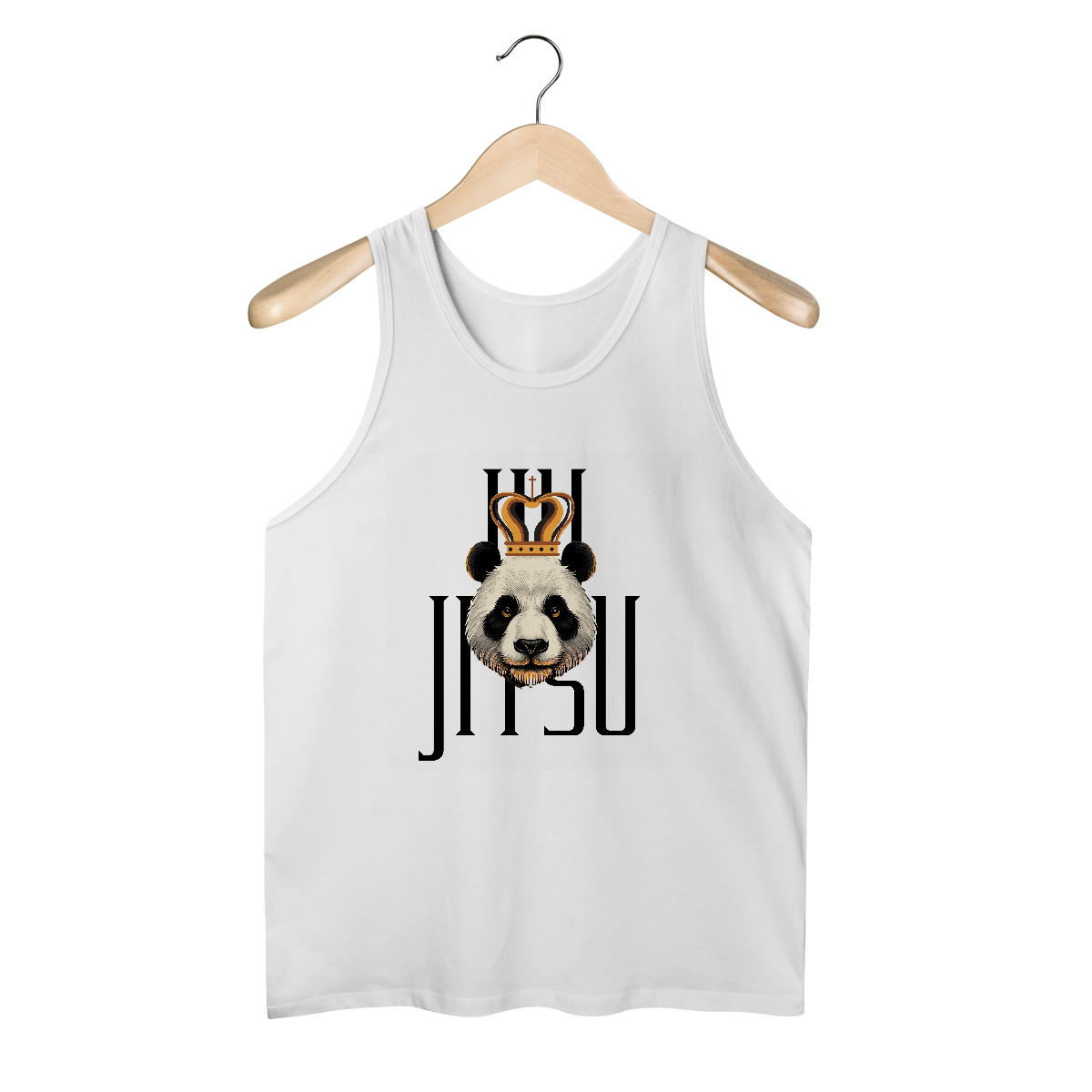 Regata Masculina Quality Branca Panda Bjj Co.