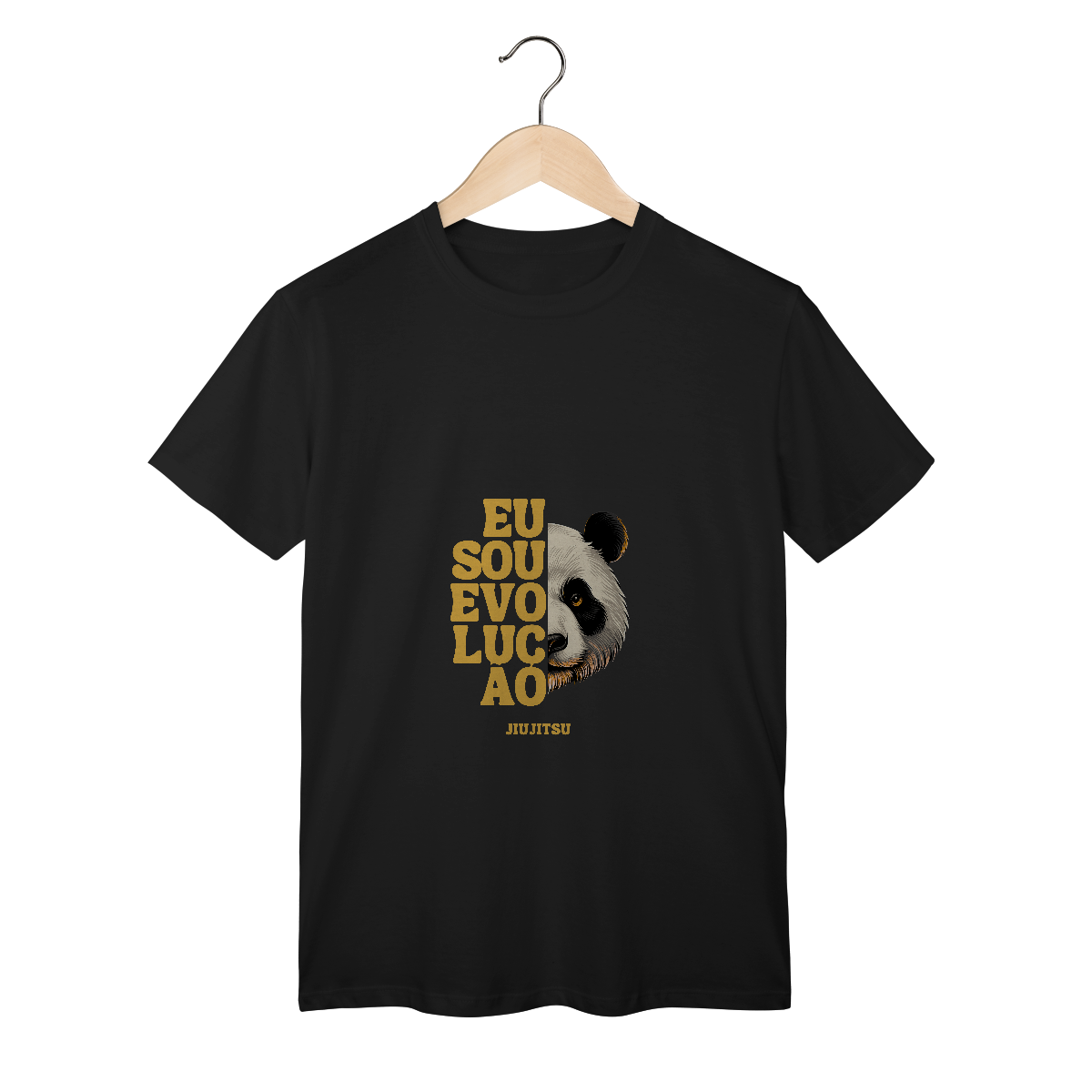 Camisas T-Shirt Classic Branca Panda Bjj Co.