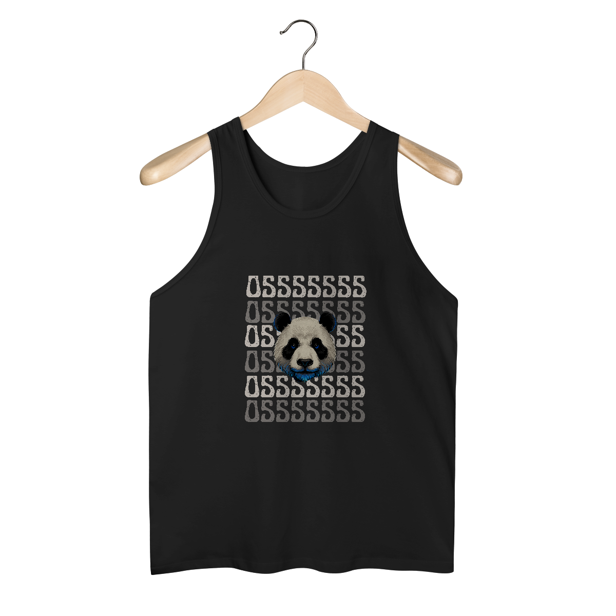 Regata Masculina Quality Ossss Preta