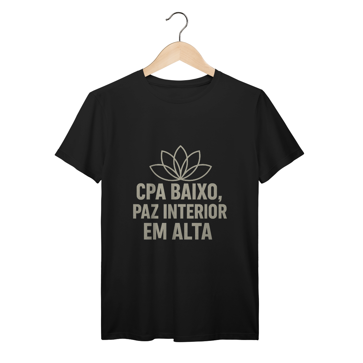 Camiseta Premium – CPA Baixo, Paz Interior em Alta (Marketing Digital)