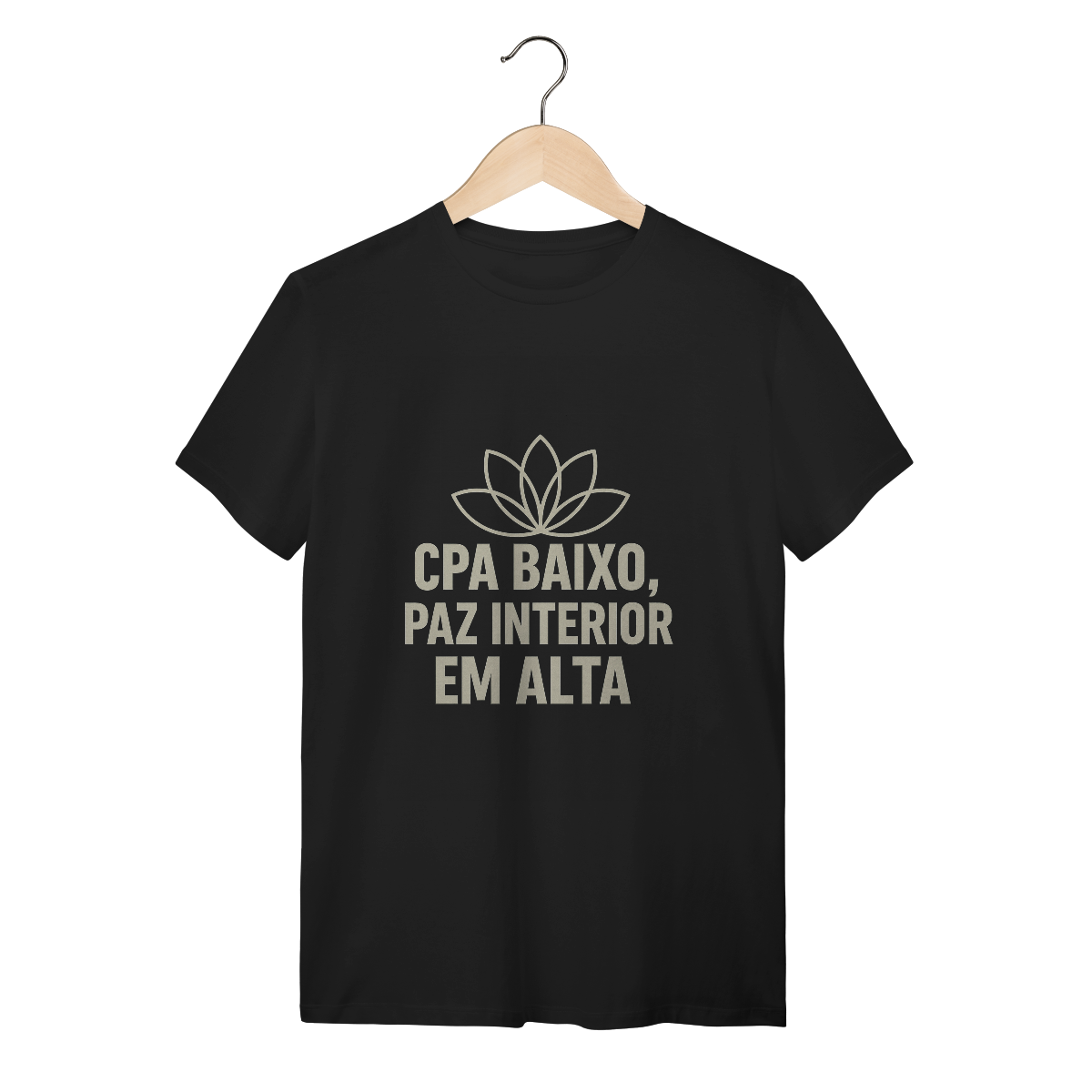 Camiseta Quality – CPA Baixo, Paz Interior em Alta (Marketing Digital)