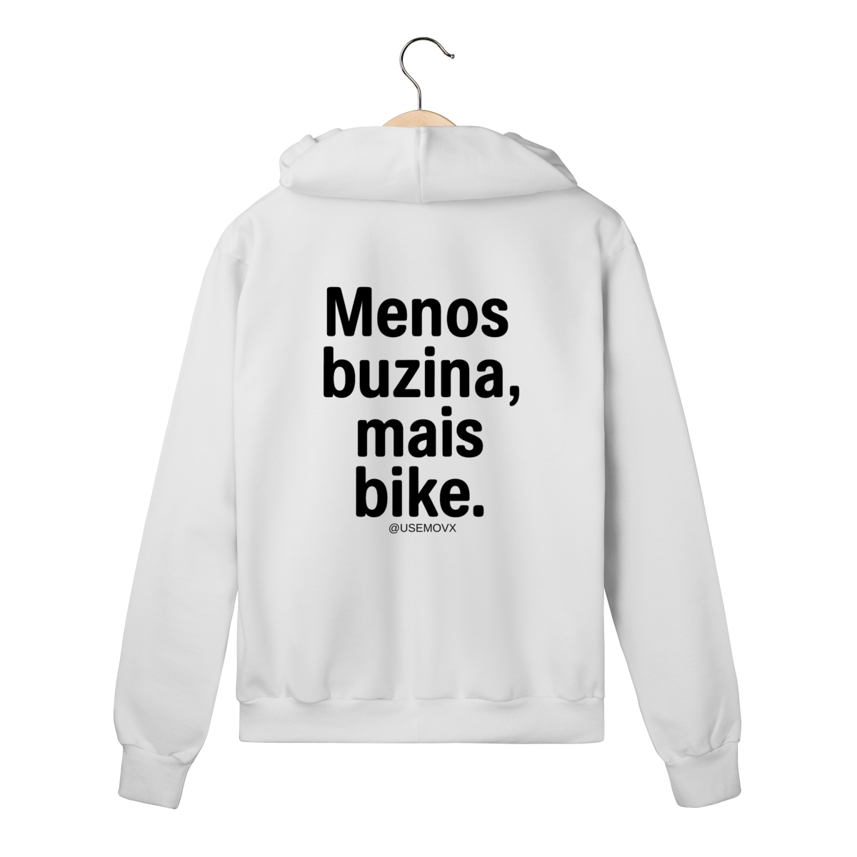 Menos Buzina Moletom Prime Com Zíper