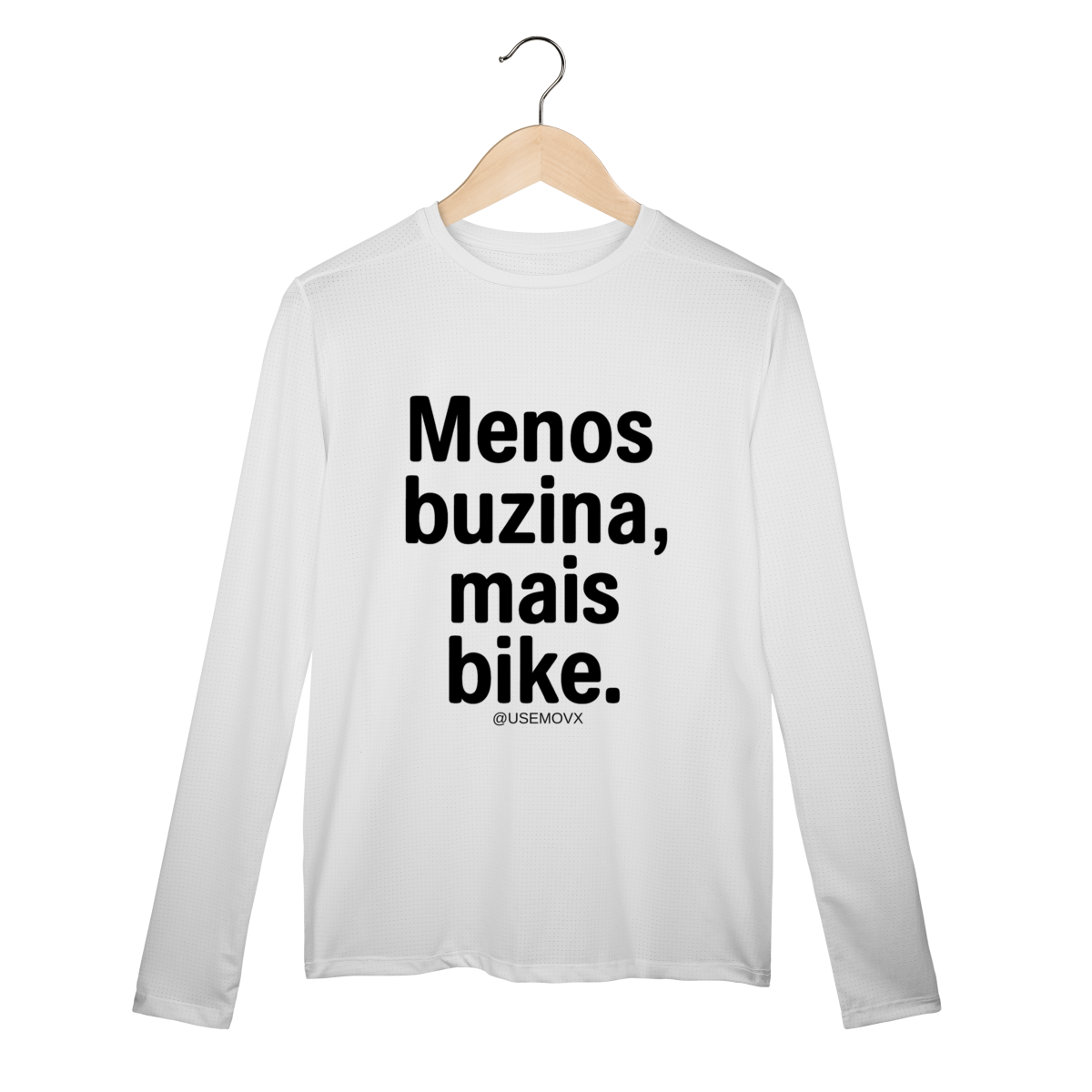 Menos Buzina Camisa Manga Longa Sport Dry UV
