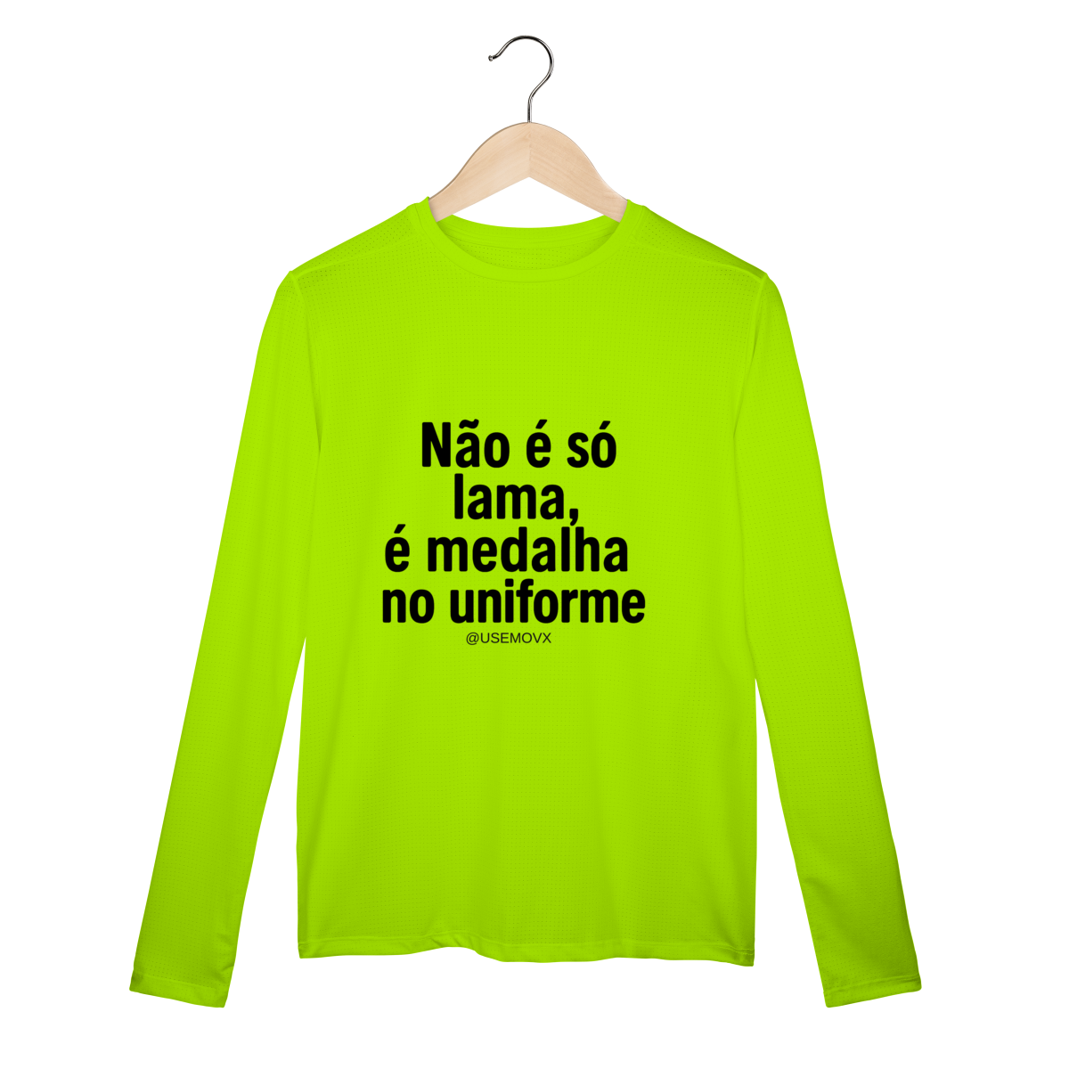 Medalha no uniforme Camisa Manga Longa Sport Dry UV