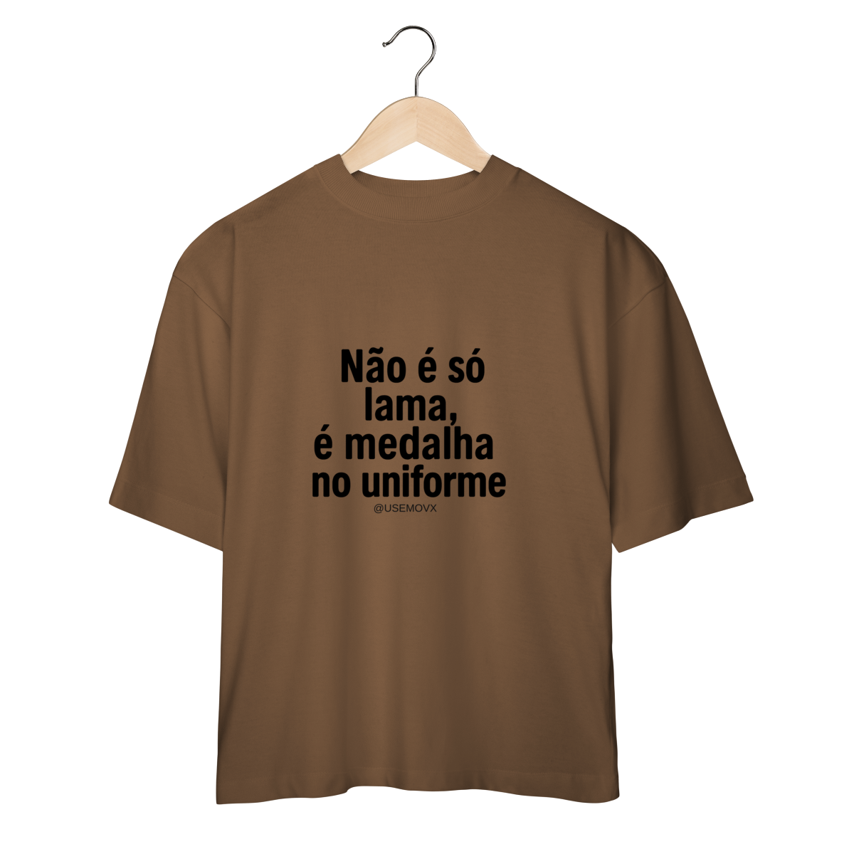 Medalha no uniforme Camiseta Oversized
