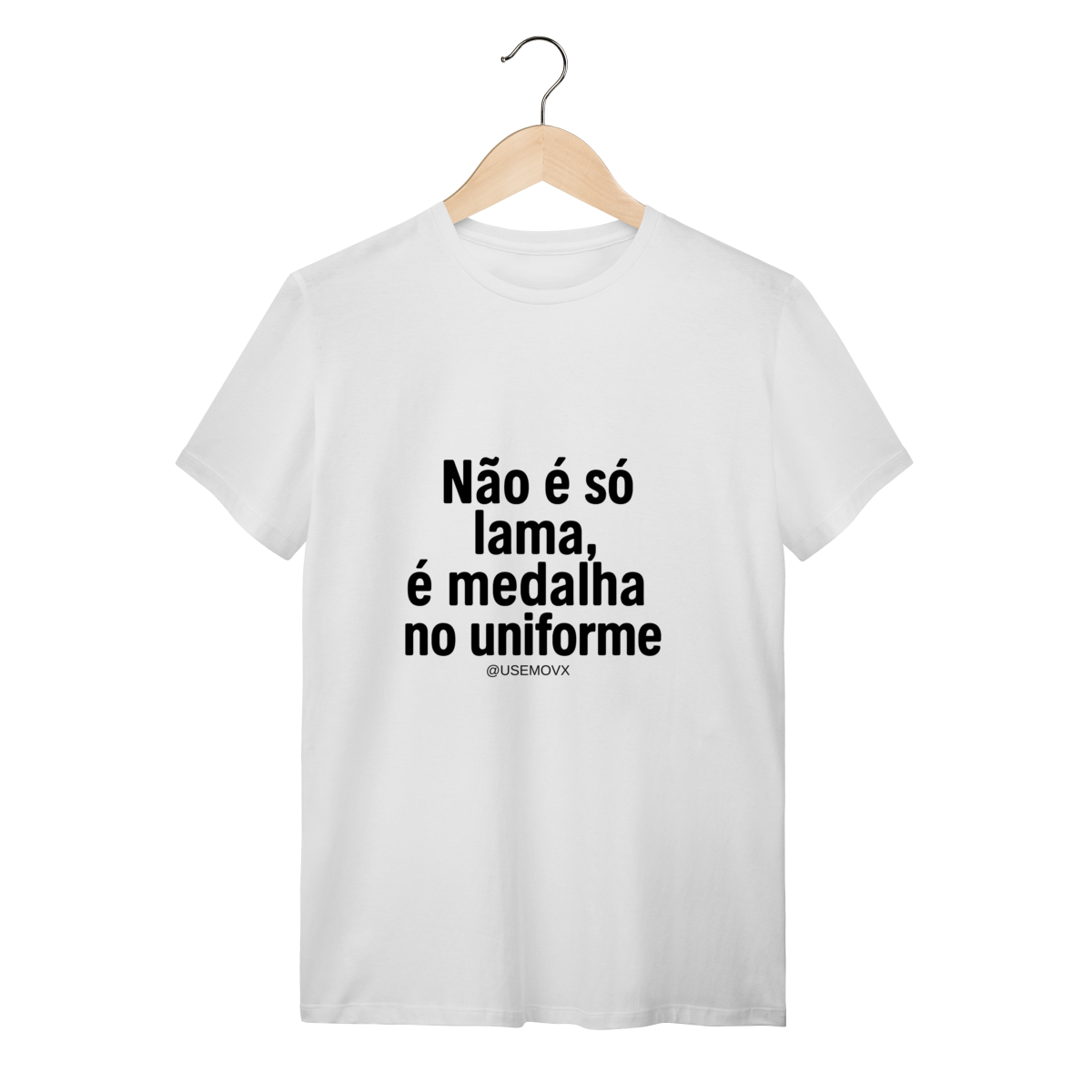 Medalha no uniforme T-Shirt Quality