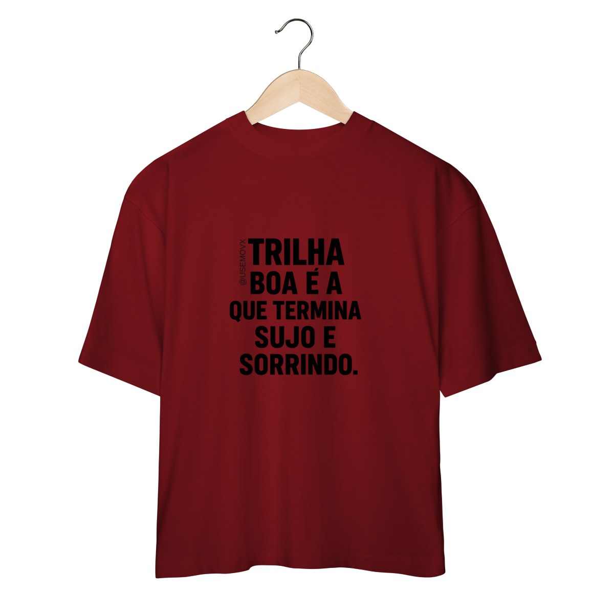 Trilha boa Camiseta Oversized