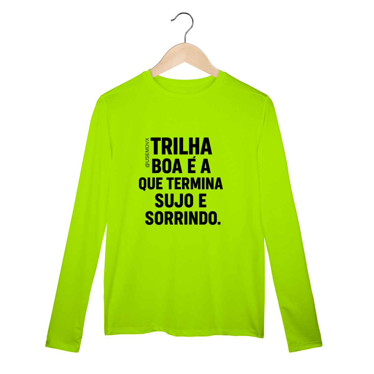Trilha boa Camisa Manga Longa Sport Dry UV