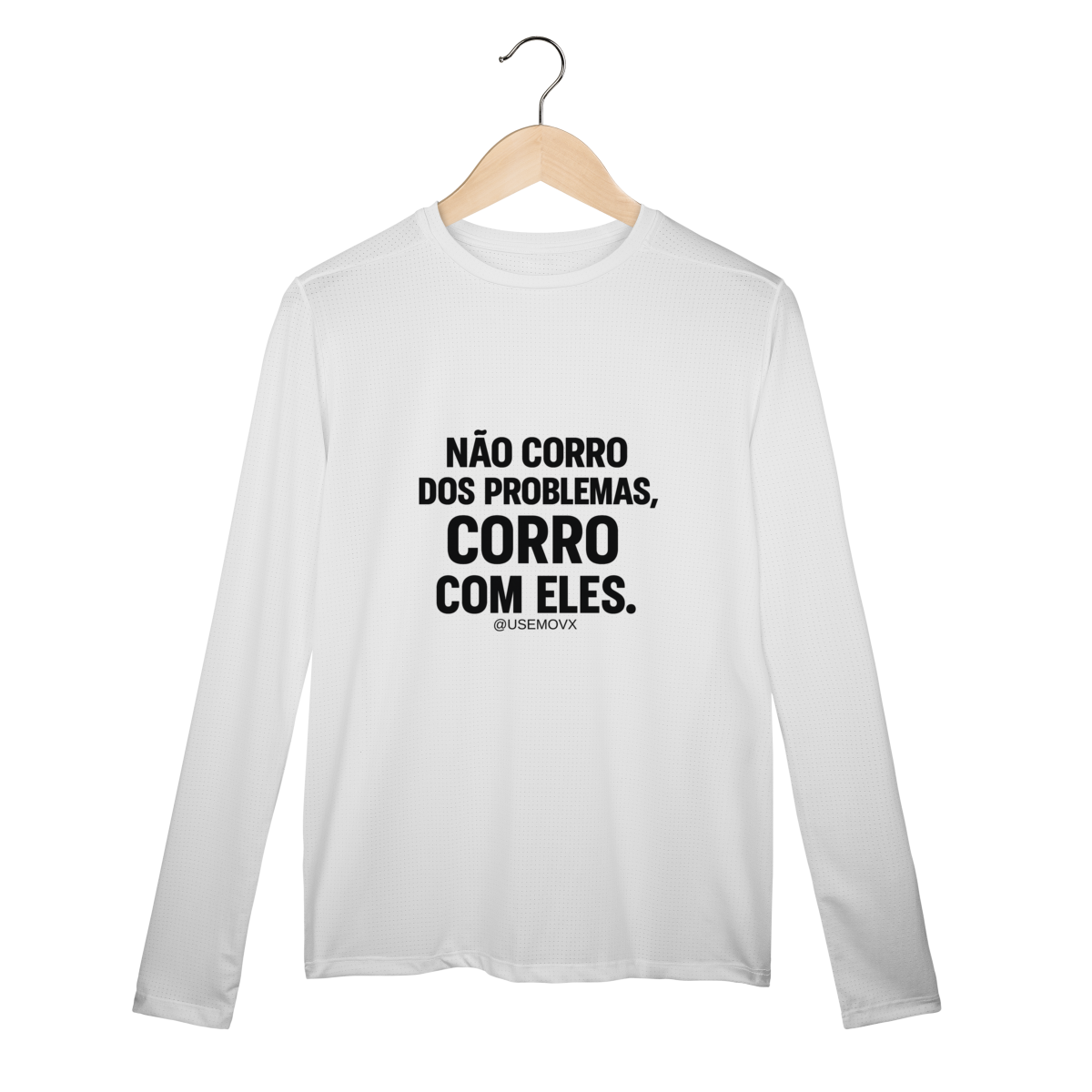 Corre Problemas Camisa Manga Longa Sport Dry UV