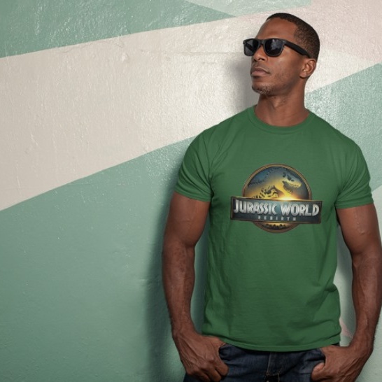 Camiseta Jurassic World Rebirth 2025 - T-Shirt Quality.