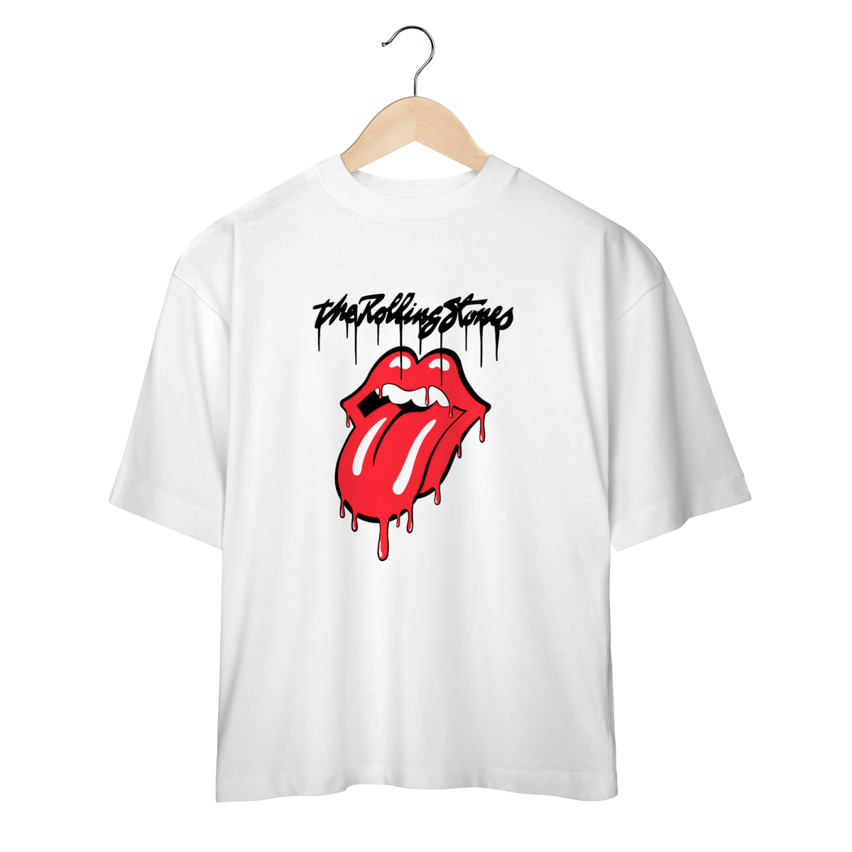 Camiseta Oversized - The Rolling Stones