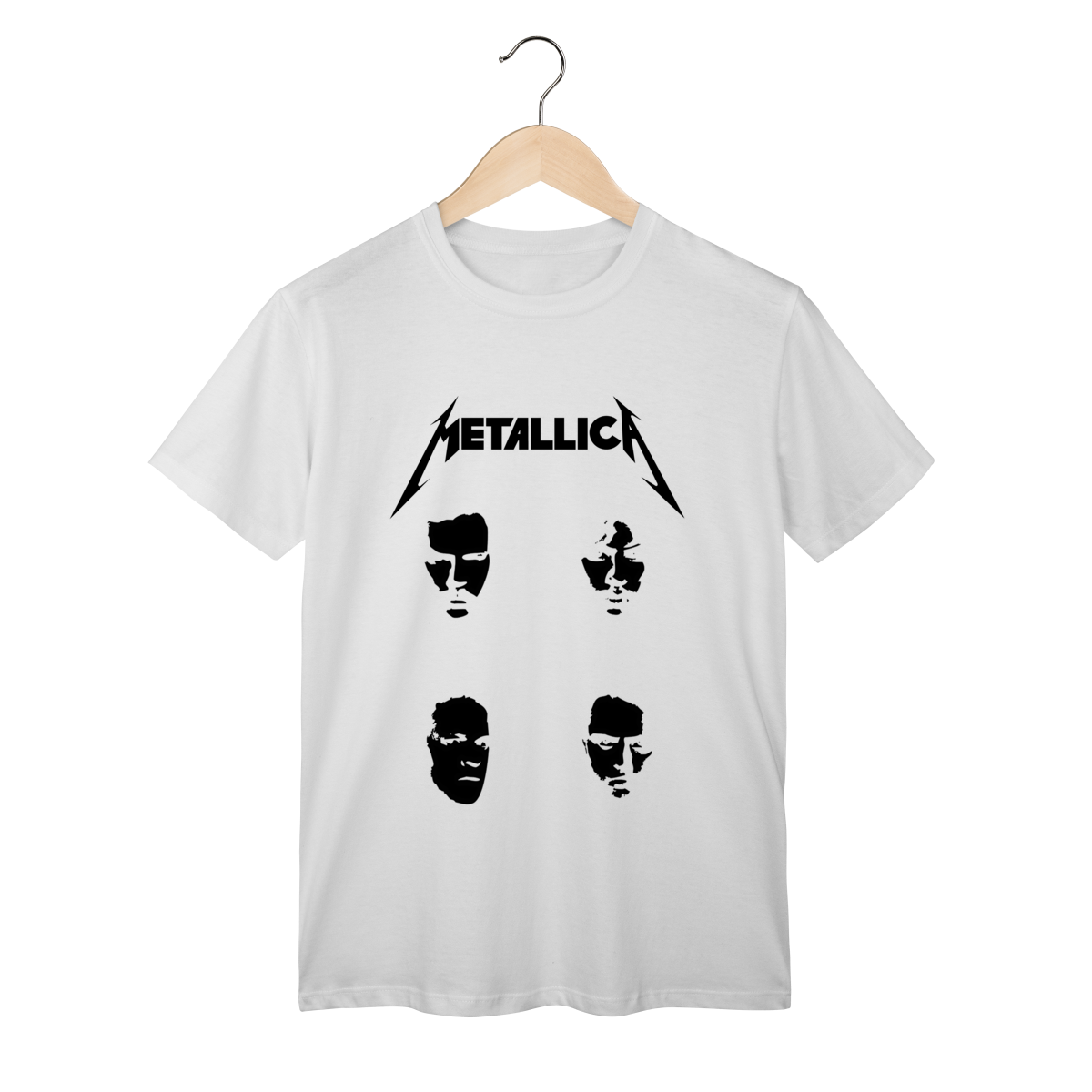 T-Shirt Classic - Metallica faces