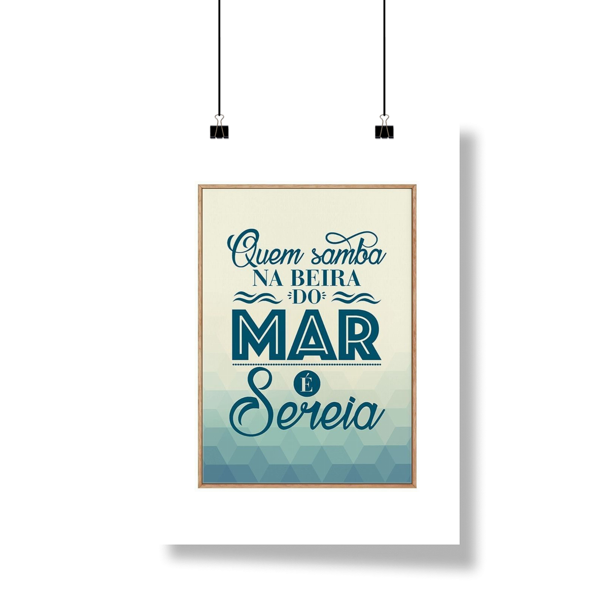 Poster Quem é do mar não enjoa