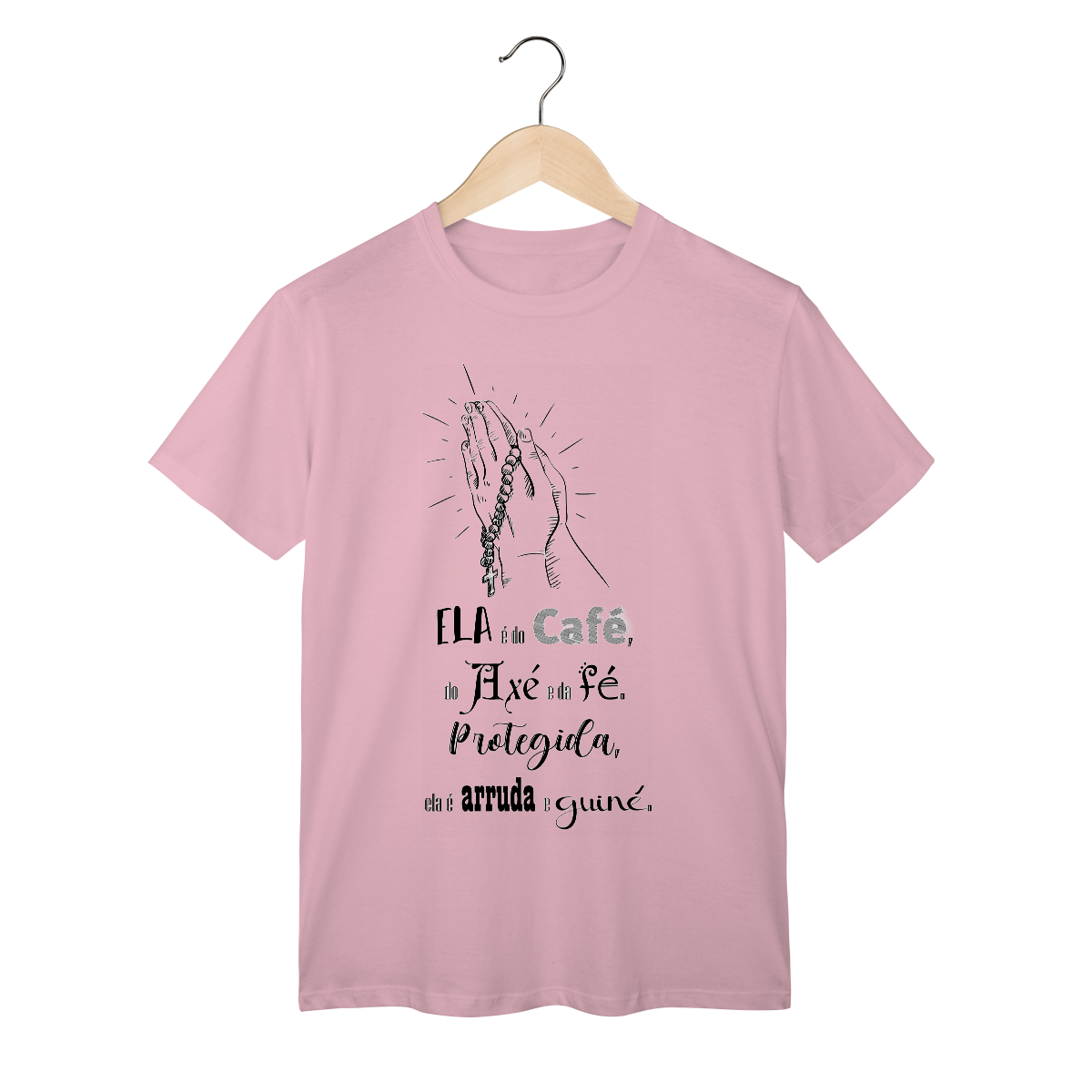 Camiseta T-Shirt Café com Fé