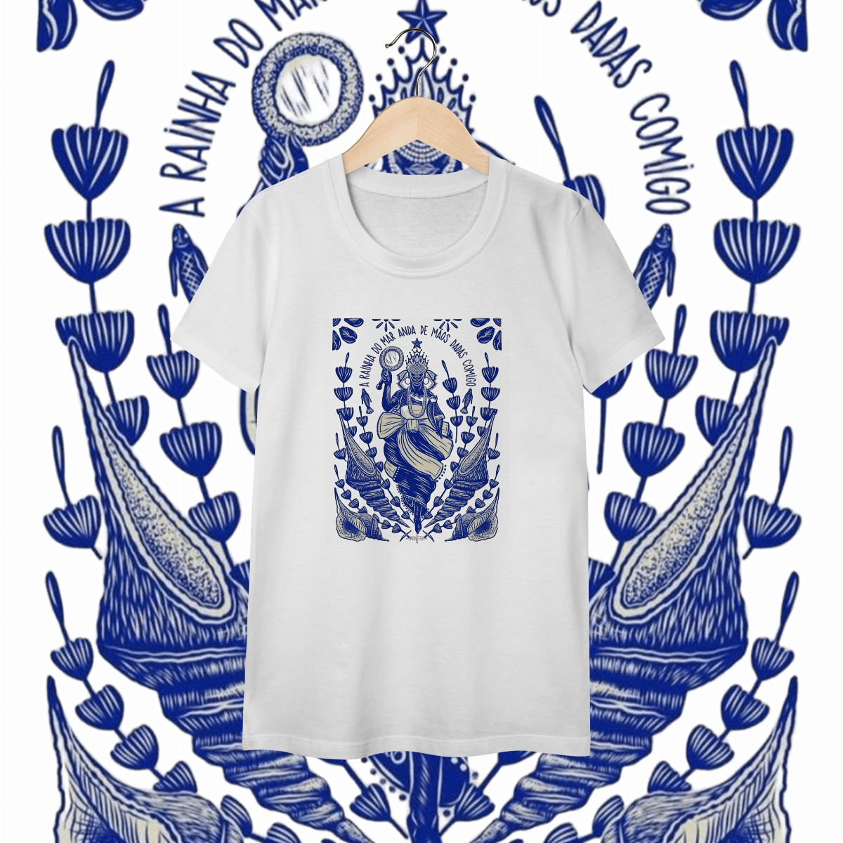 CAMISETA BABY LONG IEMANJÁ