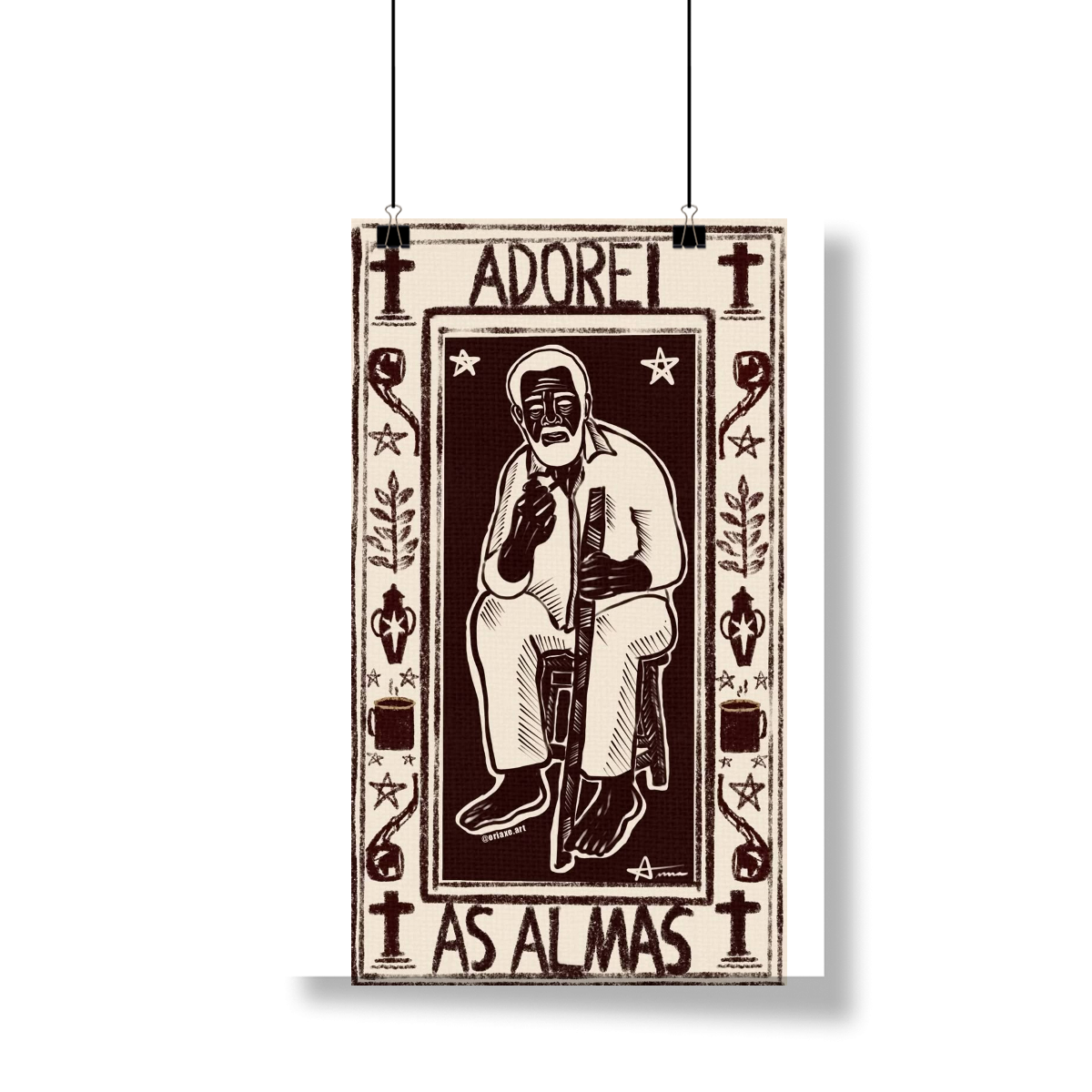 Porta-Retrato Pretos Velhos