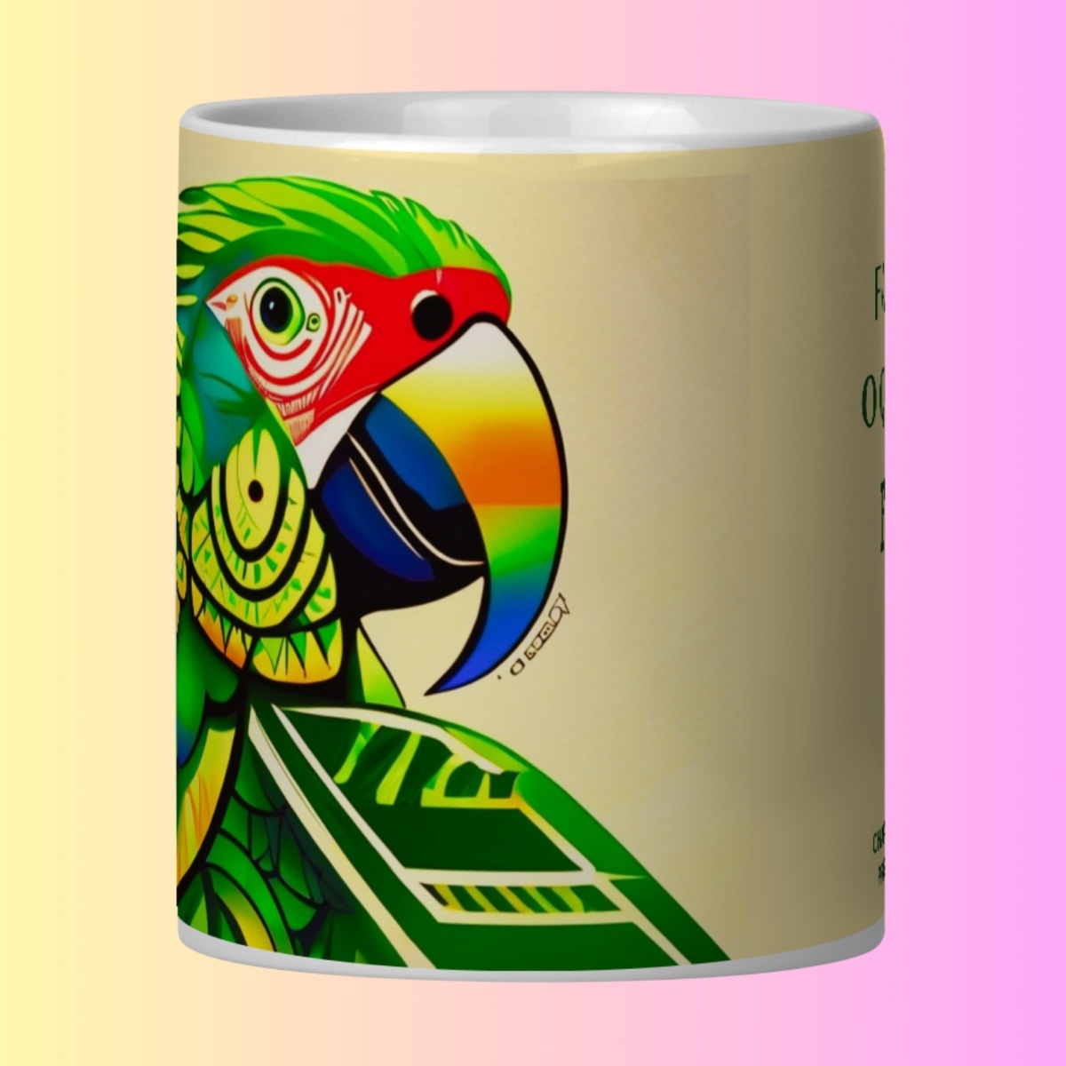 ARTEMÍSIA Canecas – ‘Papagaio – Cerrado Brasileiro’ - 03