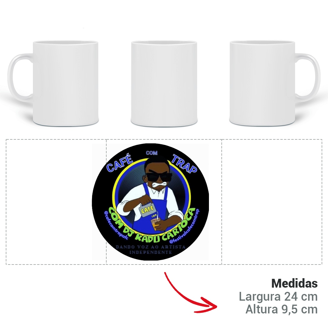 Caneca CAFÉ COM TRAP