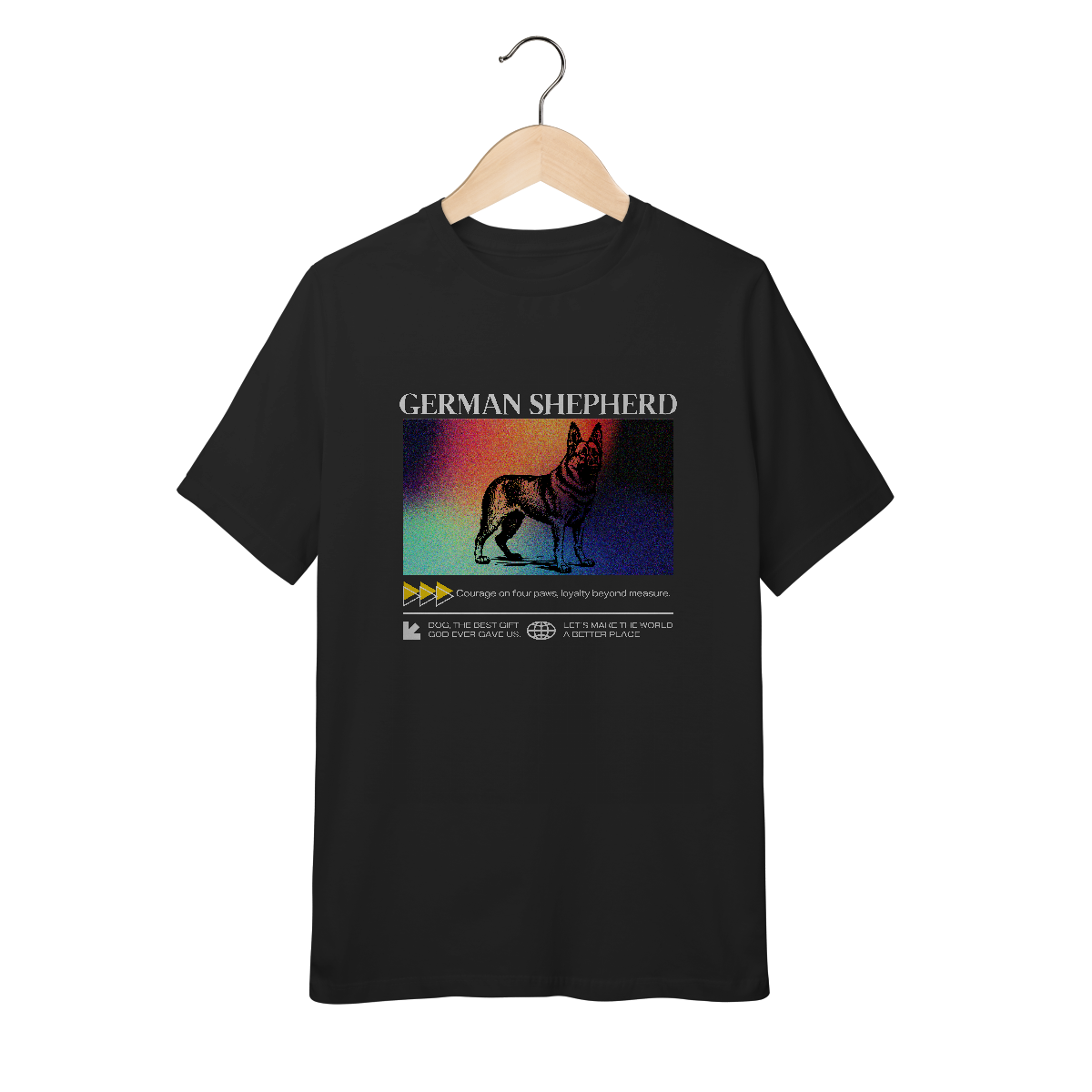 Camisa Básica Infantil - Pastor Alemão