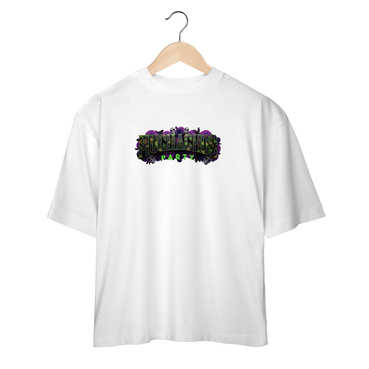 Camisa Oversized Muchachos Party - Dia de Los Muertos