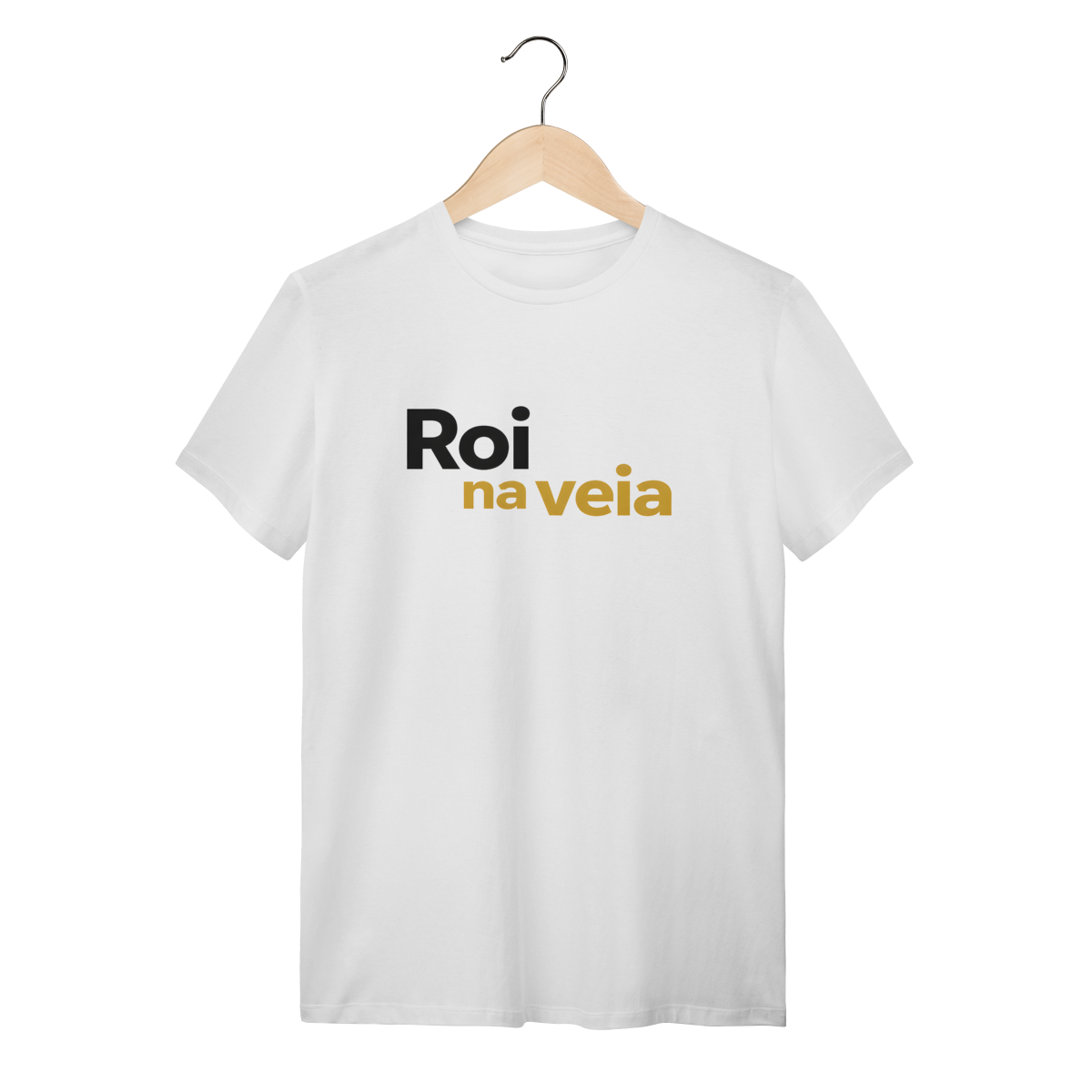 Camiseta Branca ROI na Veia