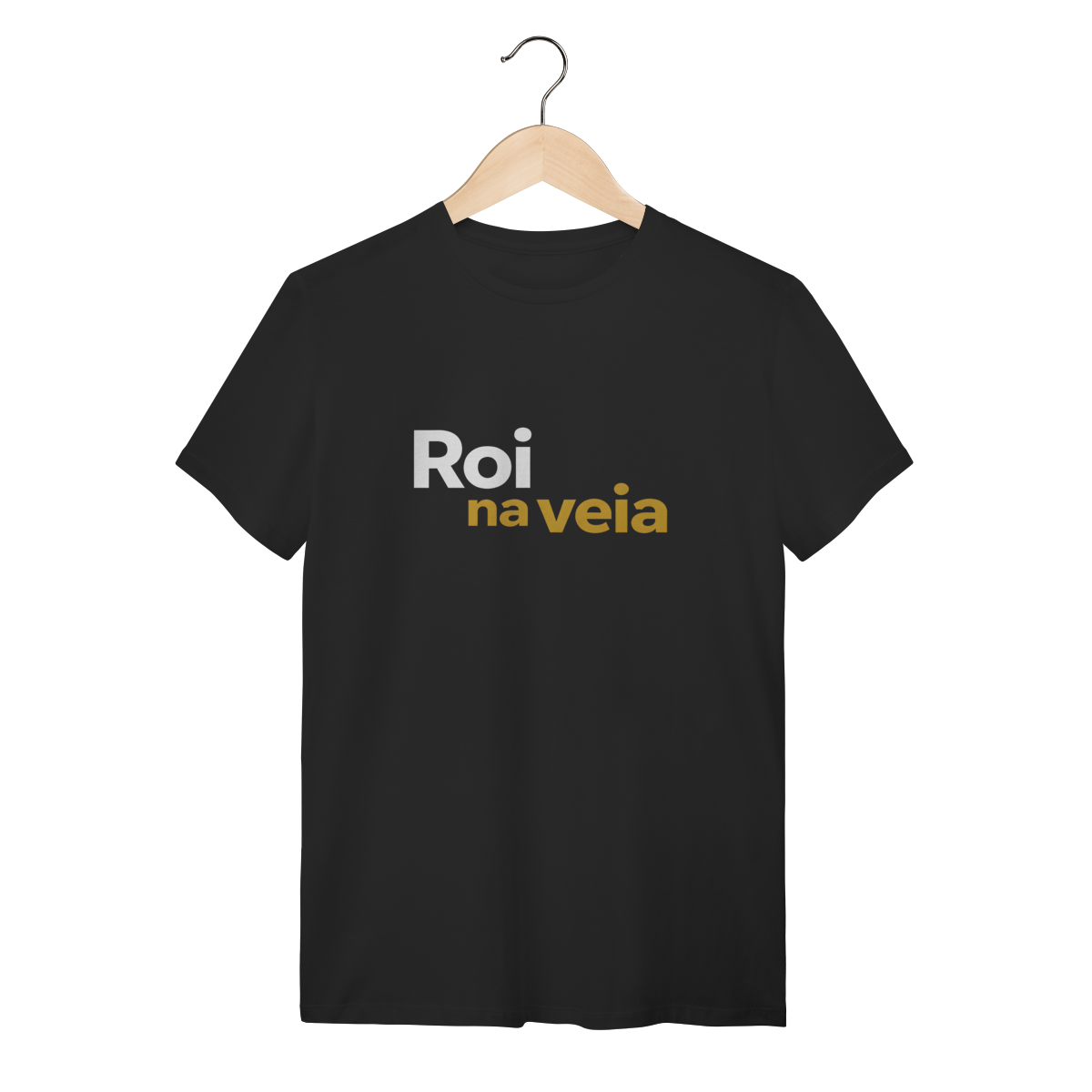Camiseta Preta ROI na Veia