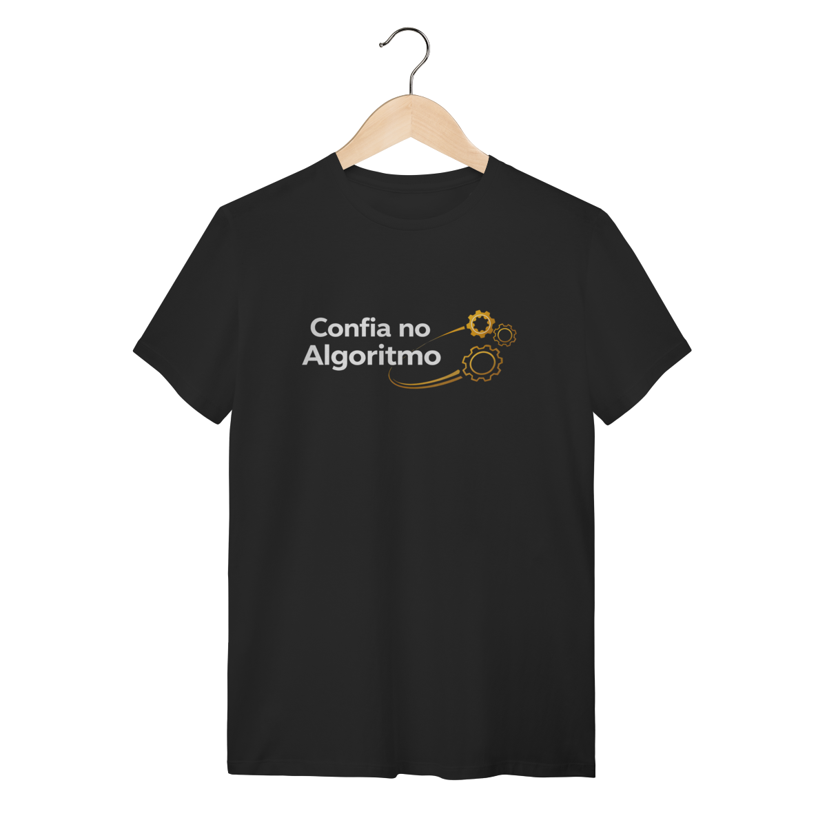 Camiseta Preta Confia no Algoritmo