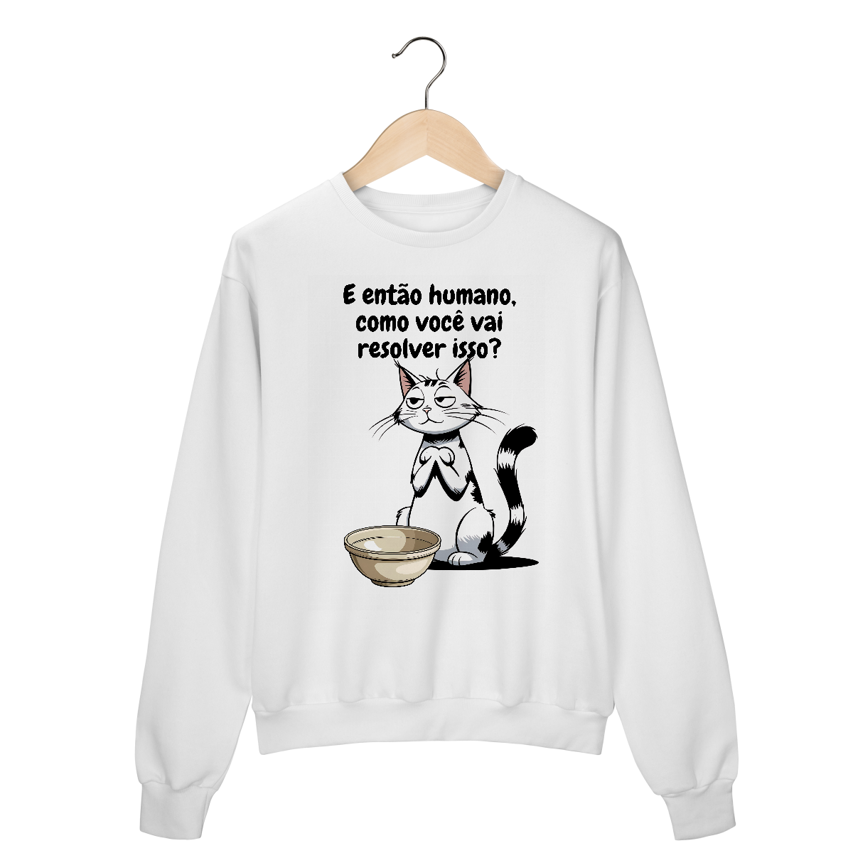 Moletom gato Presunçoso
